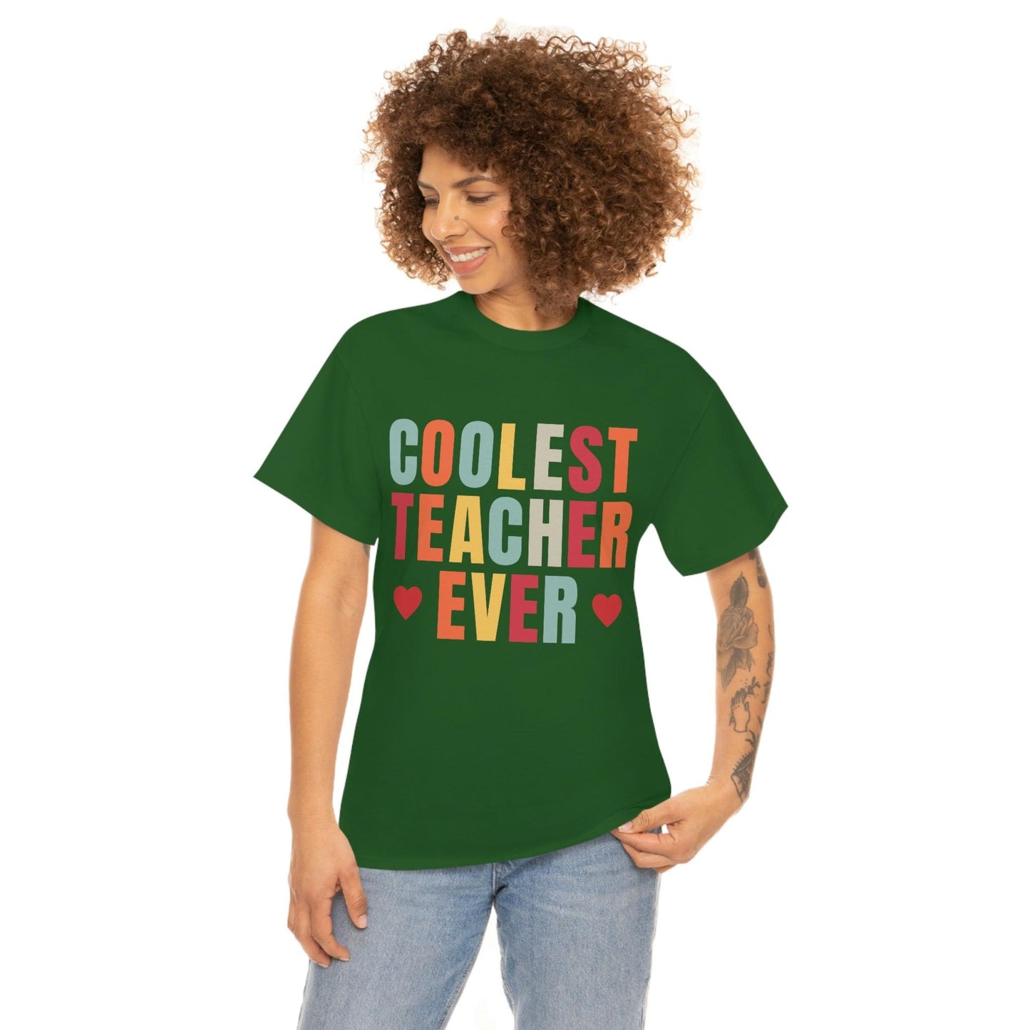 Coolest Teacher Ever T-Shirt - teacher gift - teacher appreciation