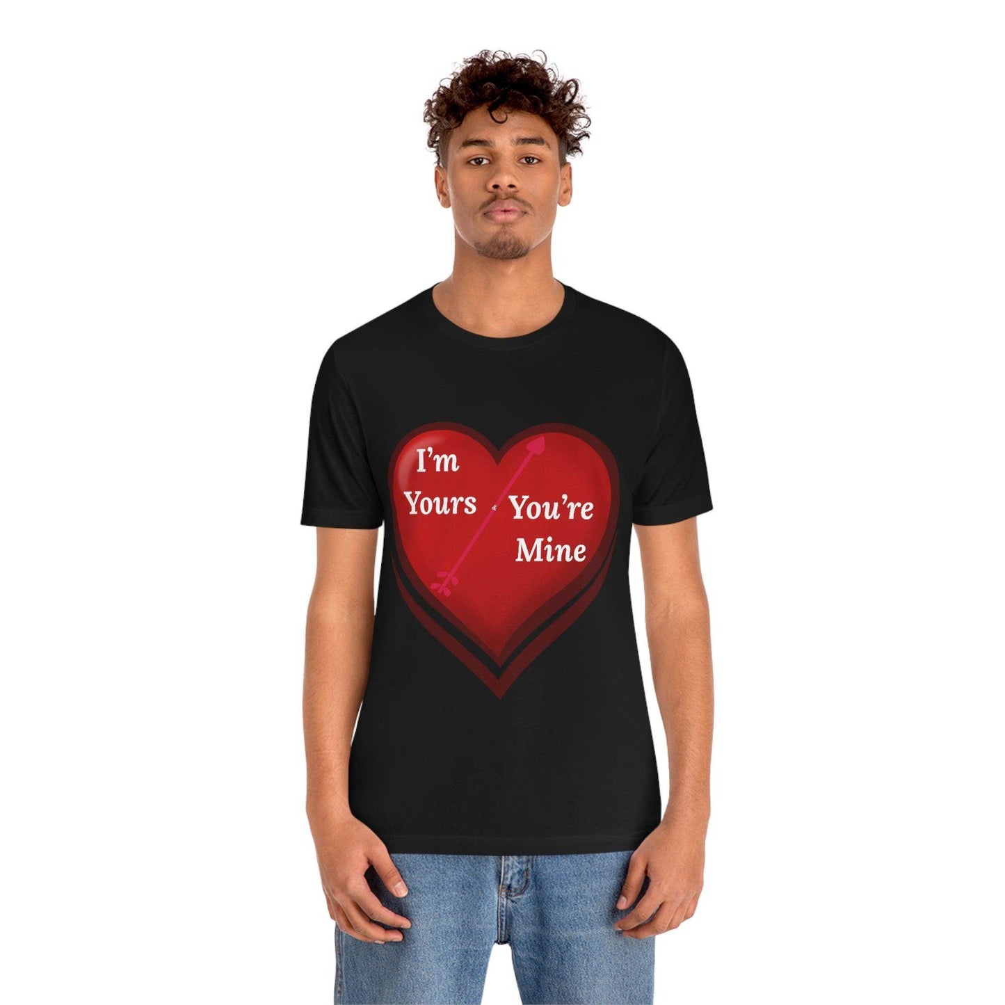 I'm Yours and You're Mine Heart Tee - Giftsmojo
