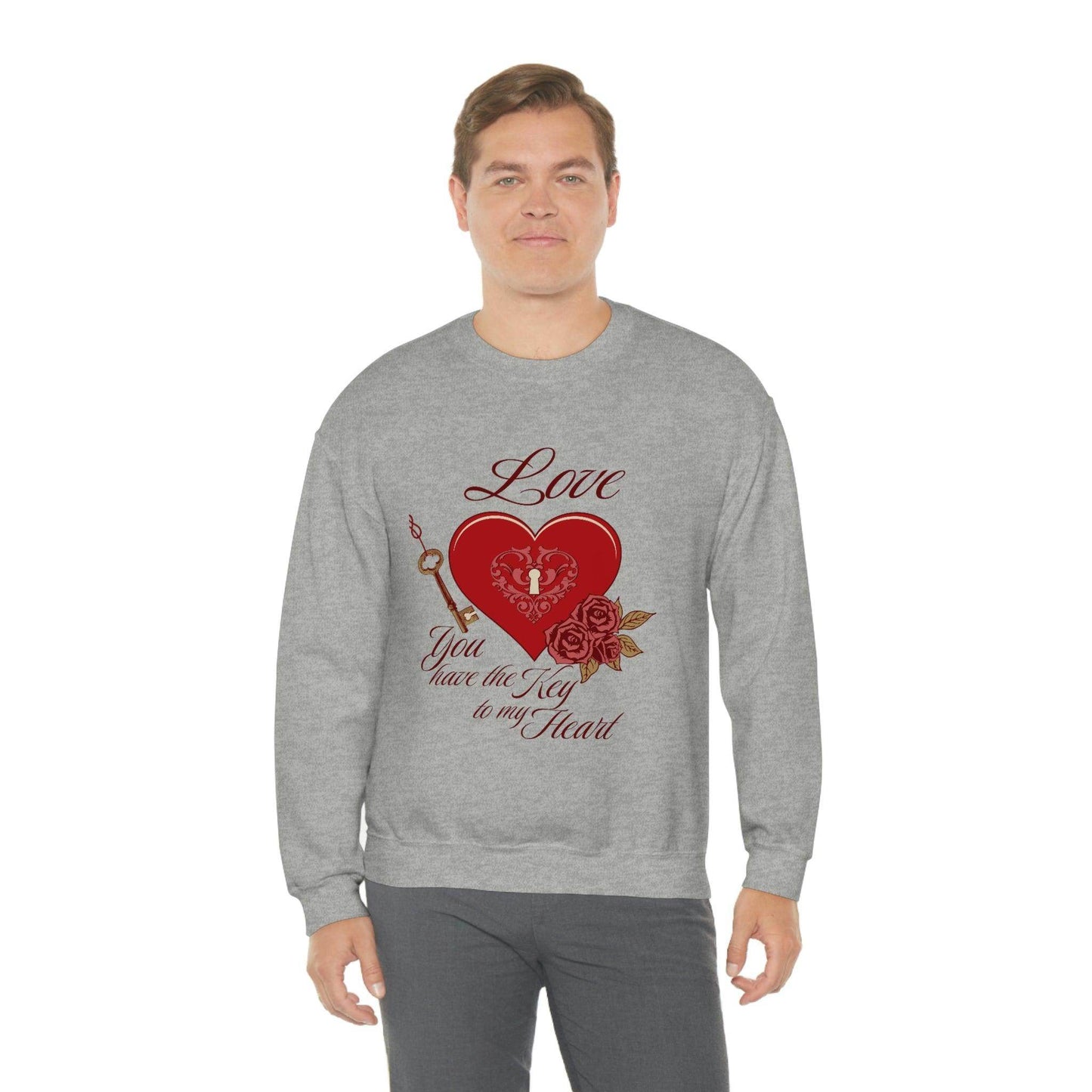 Love you have the key to my heart Sweatshirt - Giftsmojo