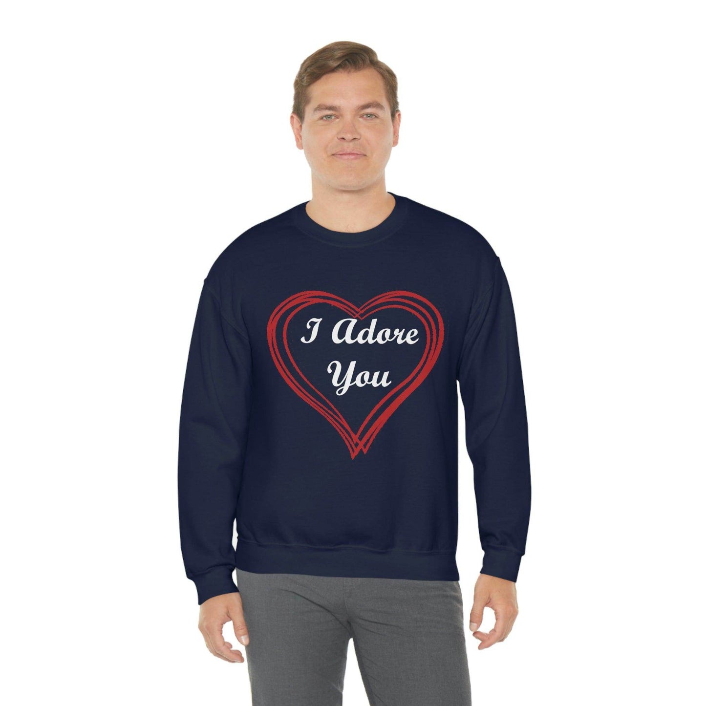 I Adore You Crewneck Sweatshirt - Giftsmojo