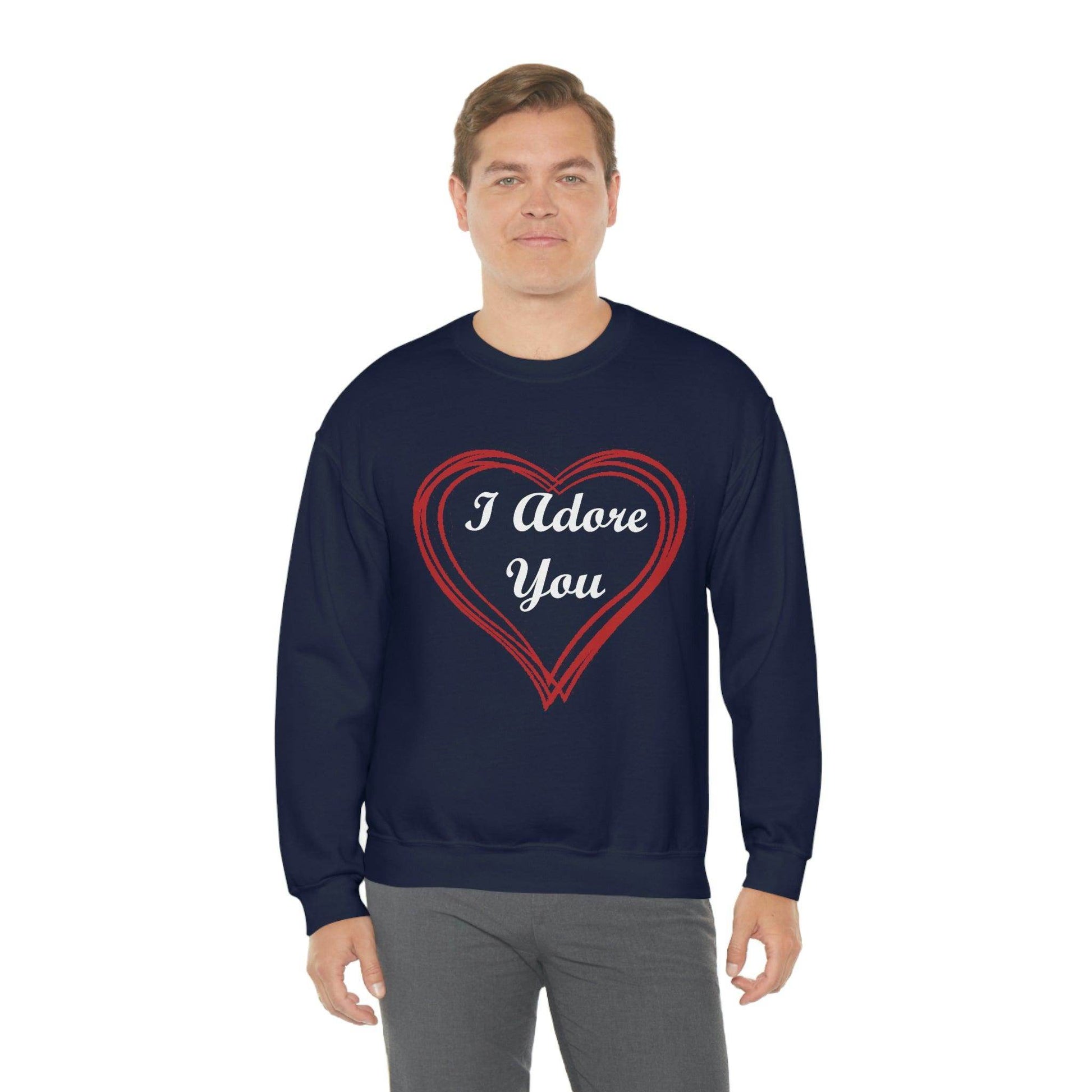 I Adore You Crewneck Sweatshirt - Giftsmojo