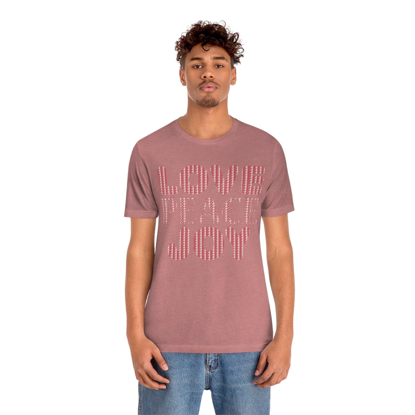 love peace joy Tee - Giftsmojo
