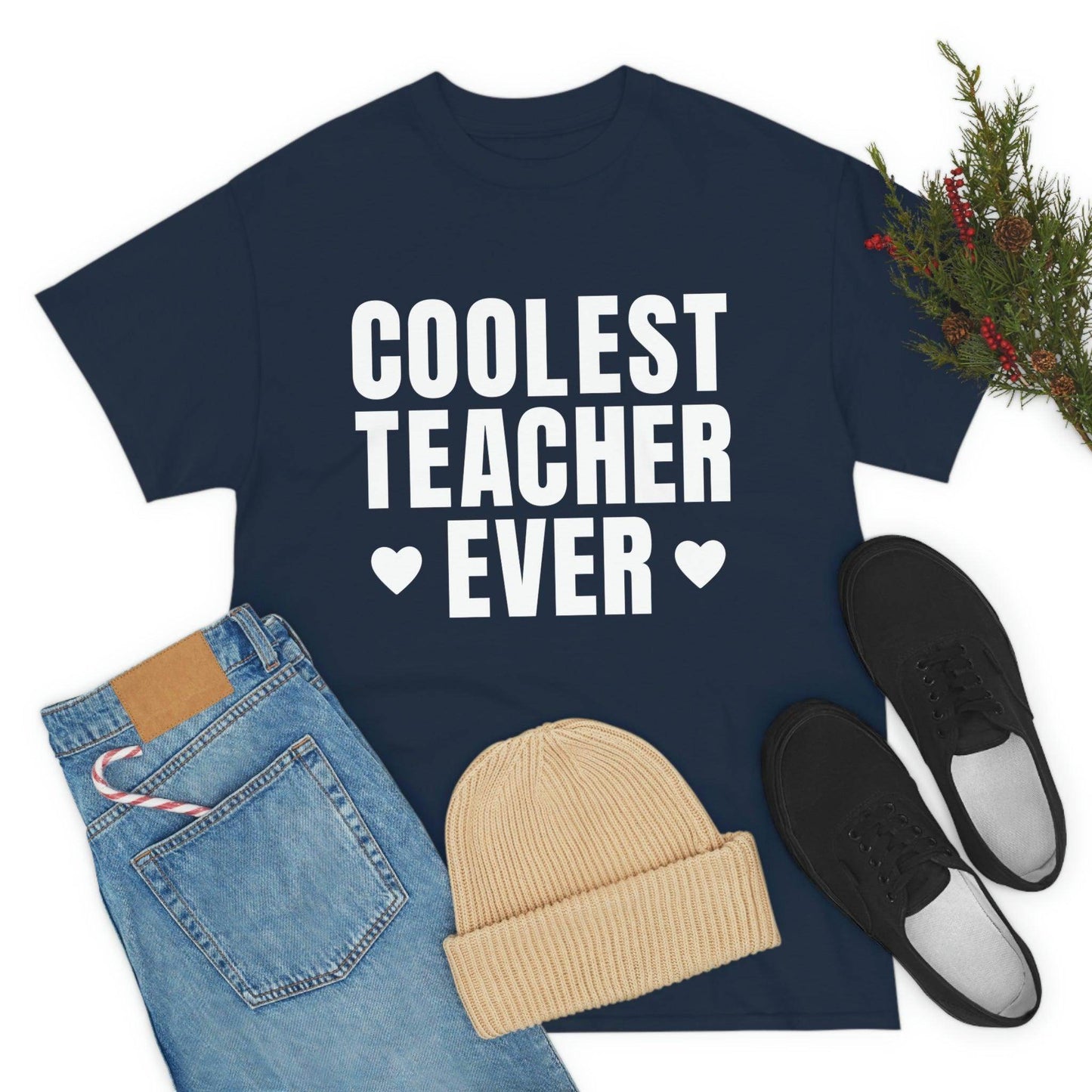 Coolest Teacher Ever Tee - Giftsmojo
