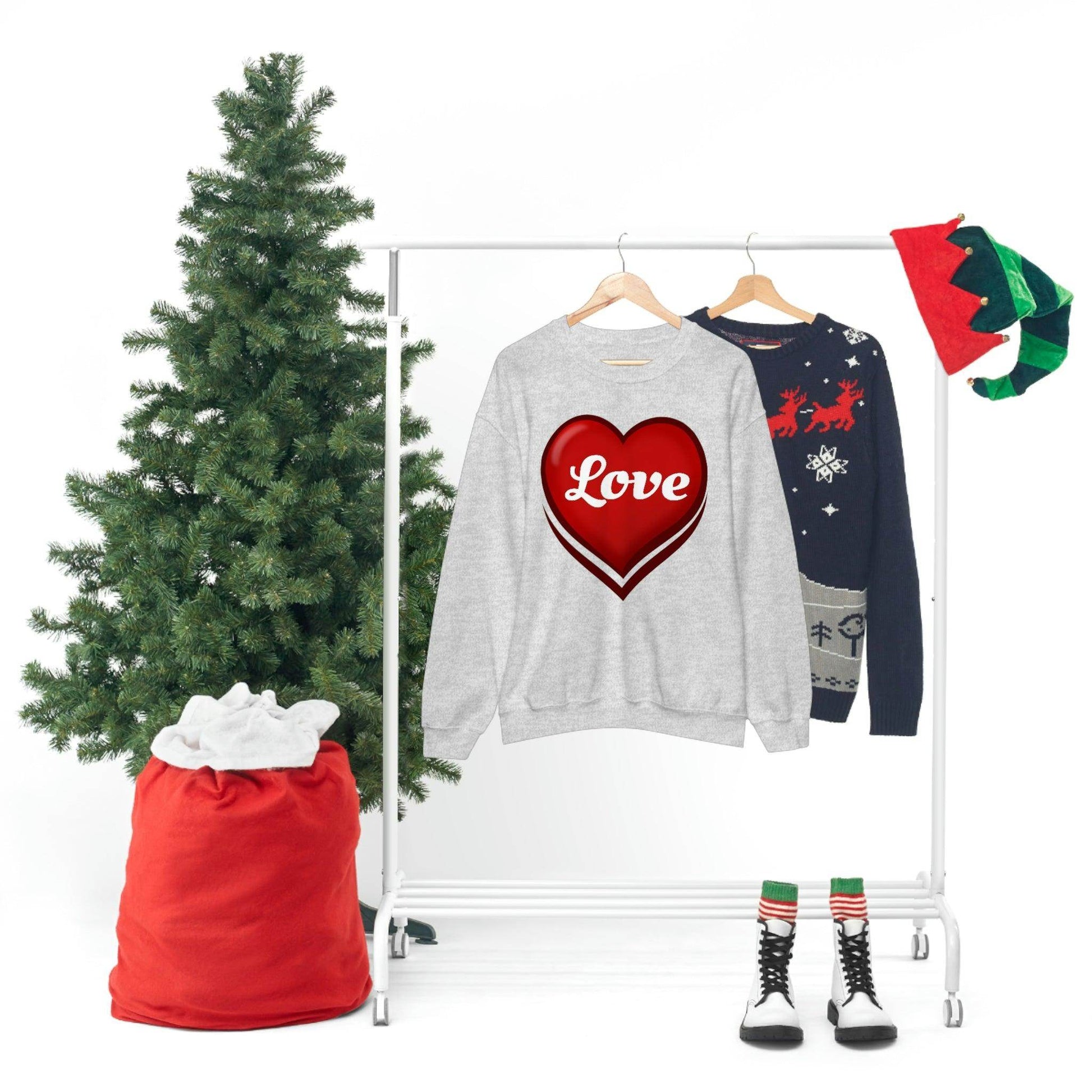 Love Sweatshirt, Valentine's Gift, - Giftsmojo