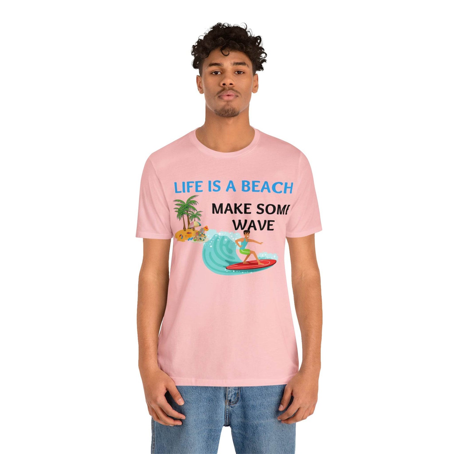 Life is a Beach shirt, Beach t-shirt, Summer shirt, Relaxing beachwear, Coastal fashion, Beach-inspired clothing, Beach adventure apparel - Giftsmojo