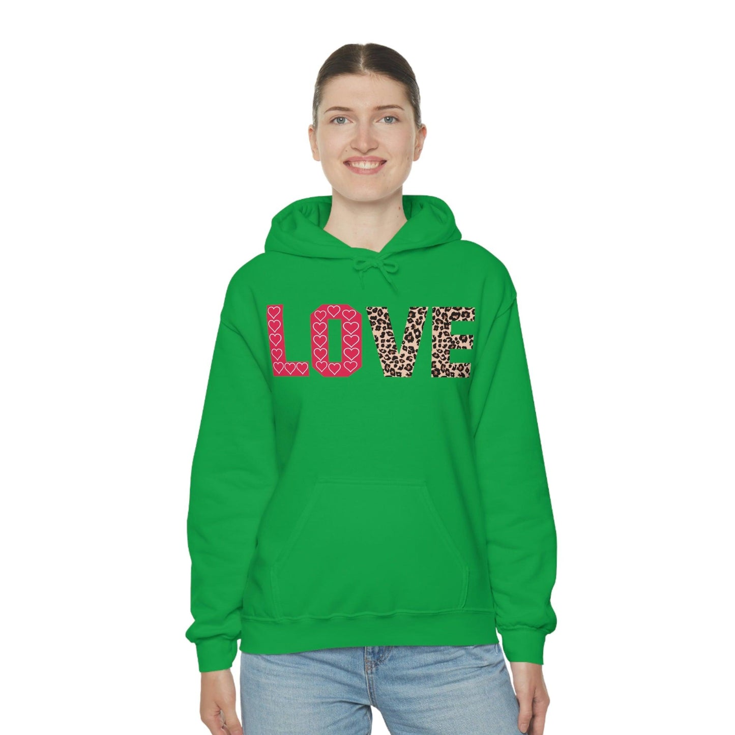 Leopard print Hooded Sweatshirt