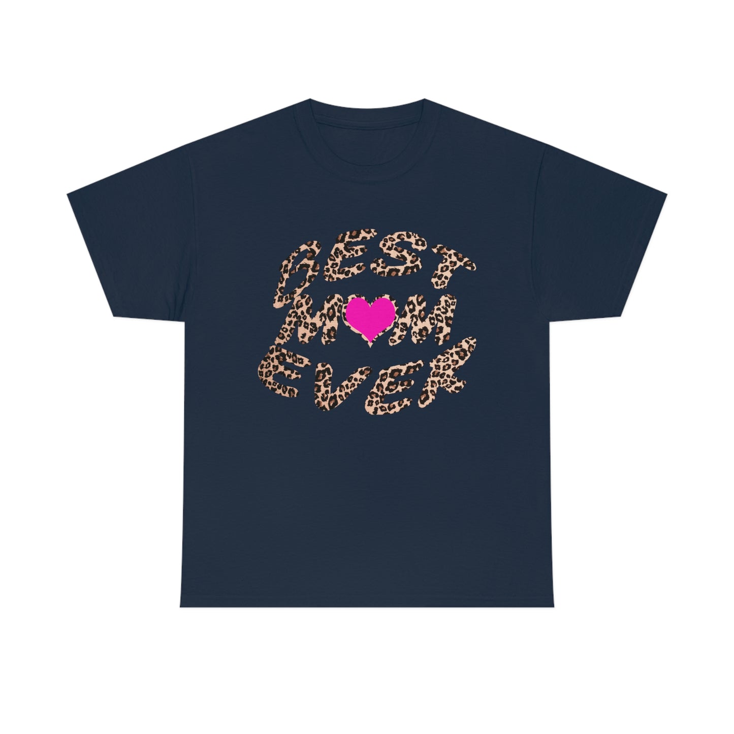 Best mom ever leopard print Tee