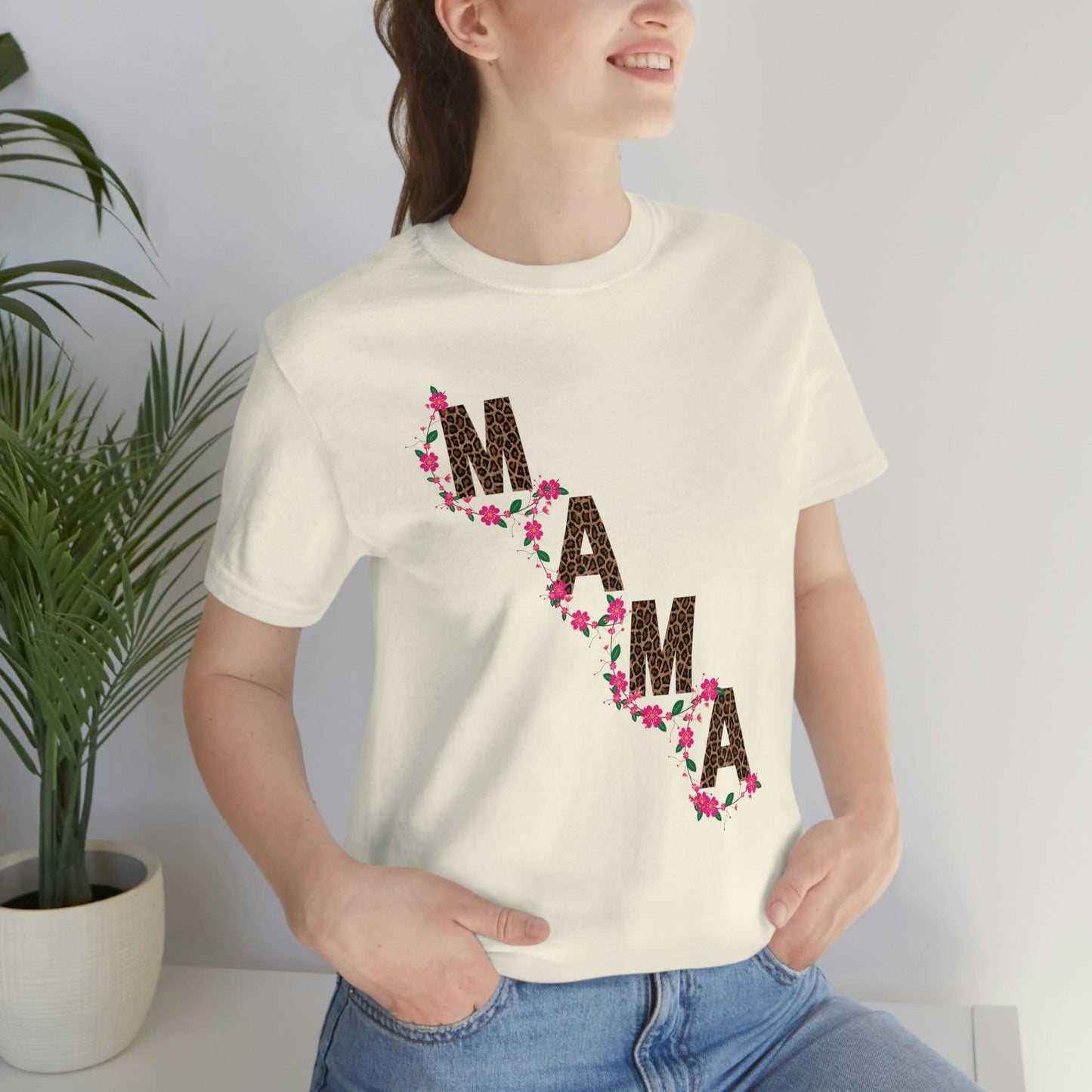 Leopard print Mama shirt - Leopard Mama Shirt mothers day shirt new mom shirt - Giftsmojo