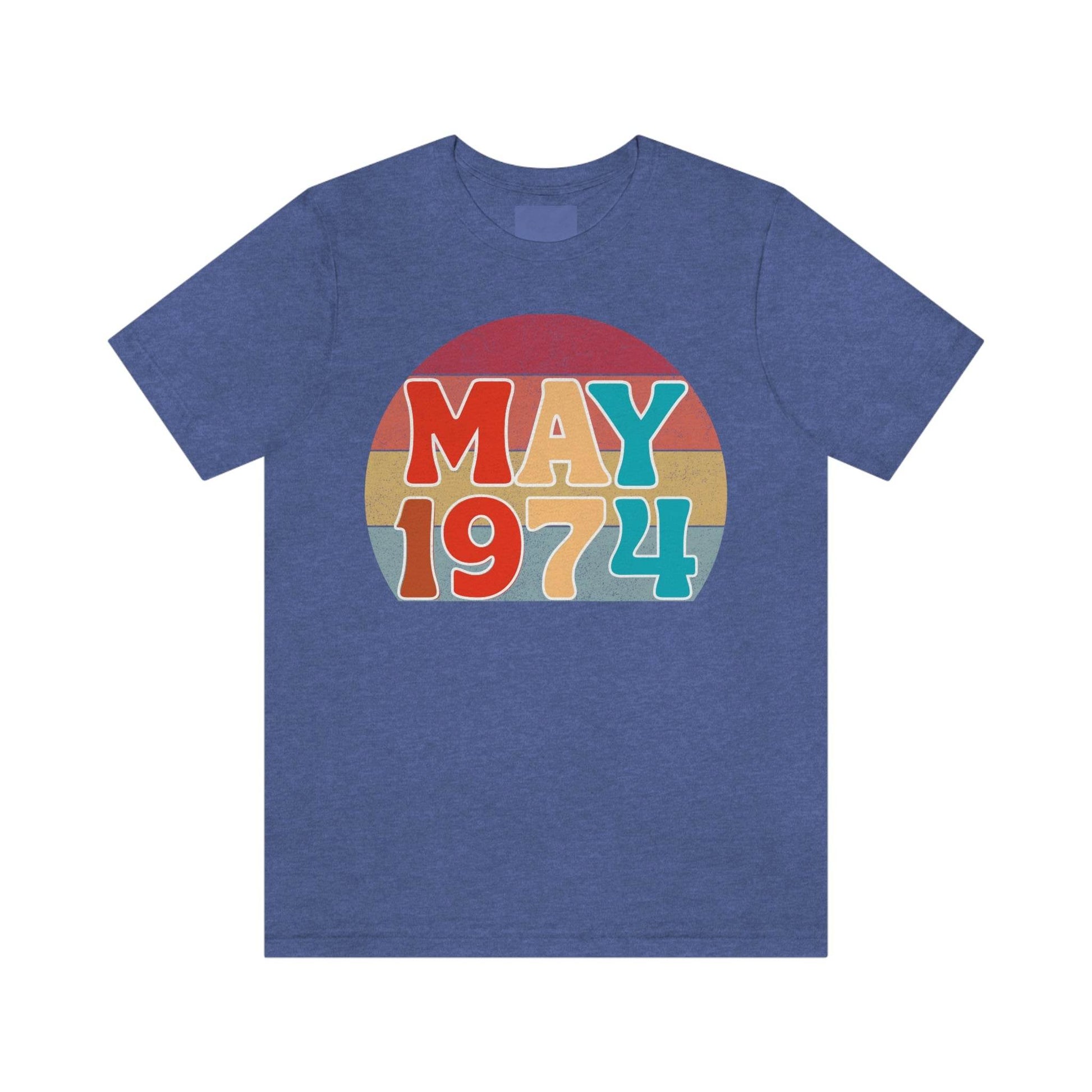 49th Birthday Shirt, 1974 Shirt, 49th Birthday Tee, Vintage 1974 Shirt, 49th Birthday Gifts, 1974 Birthday Shirt, 49th Birthday Gift - Giftsmojo