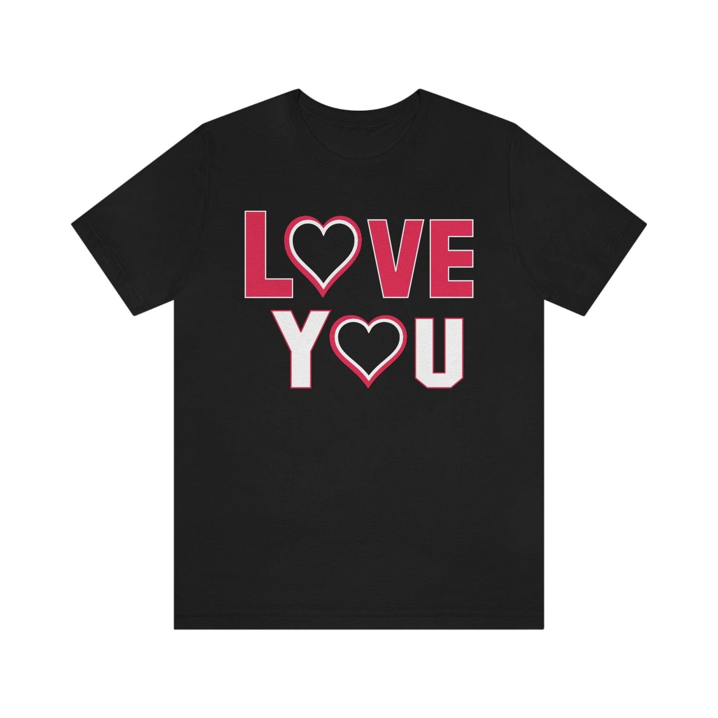 love you heart Tee - Giftsmojo