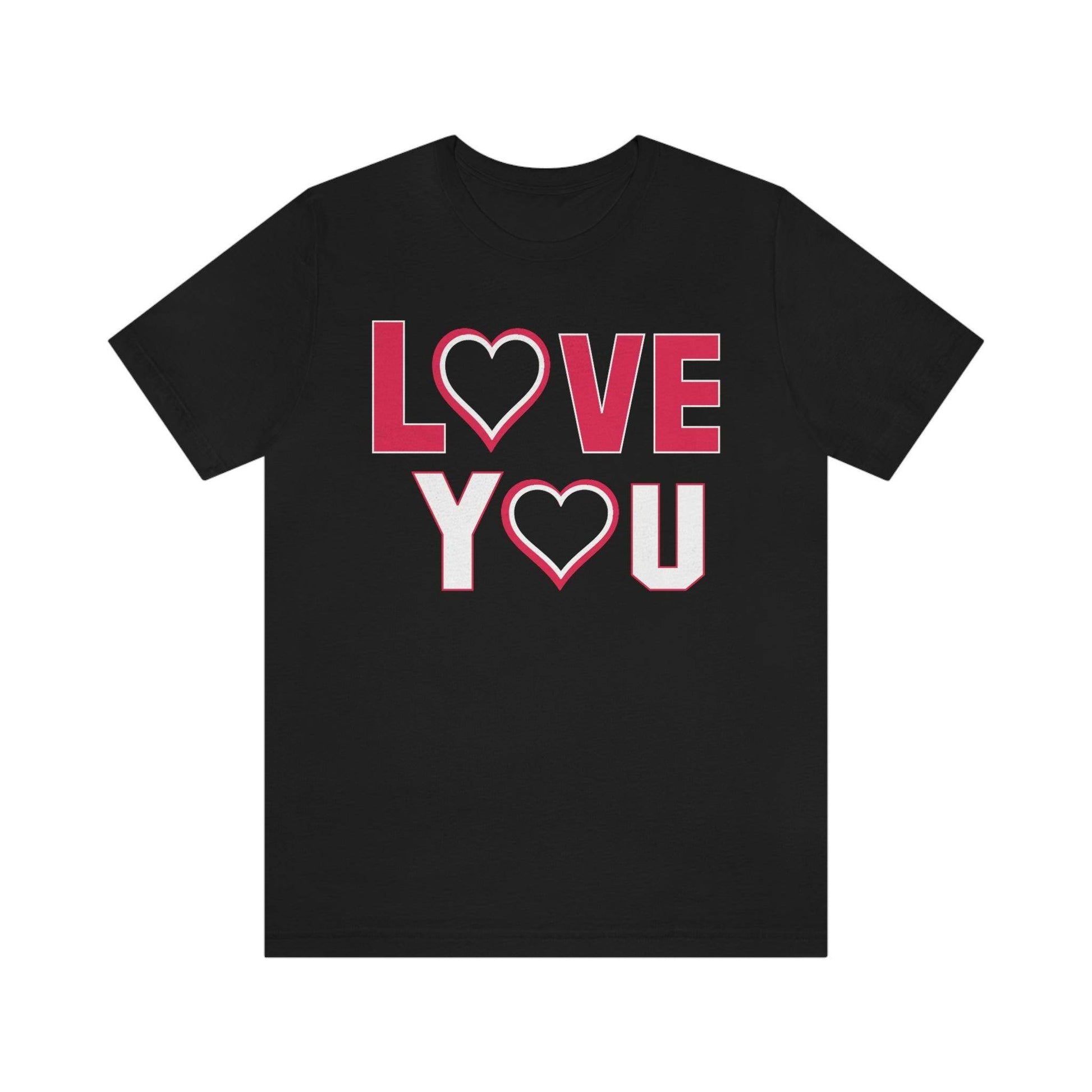 love you heart Tee - Giftsmojo