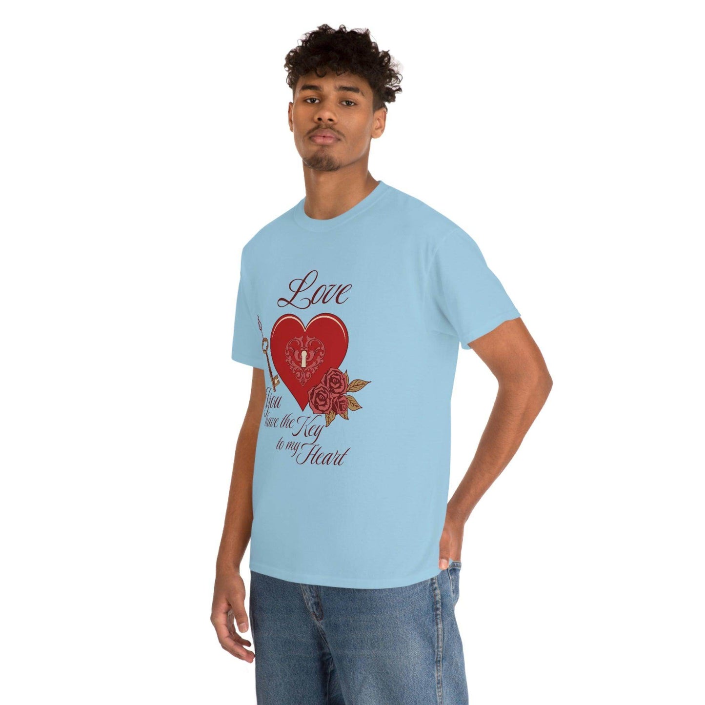 Love you have the keys to my heart Tee - Giftsmojo