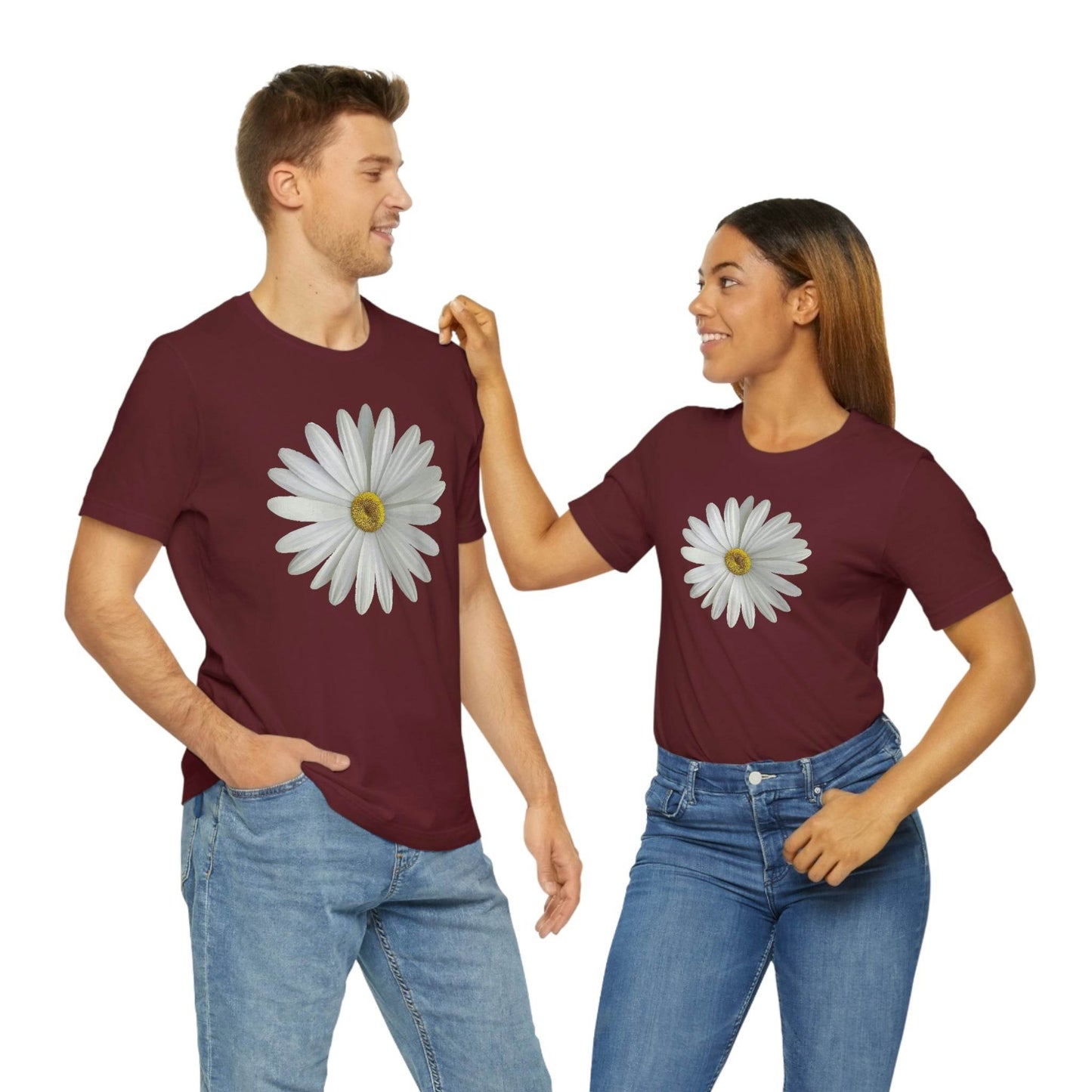 Daisy Shirt Floral Shirt Gift, Wildflower Shirt, Gift For Mom, Daisy Women Shirt Flower Tee Summer Shirt, - Giftsmojo