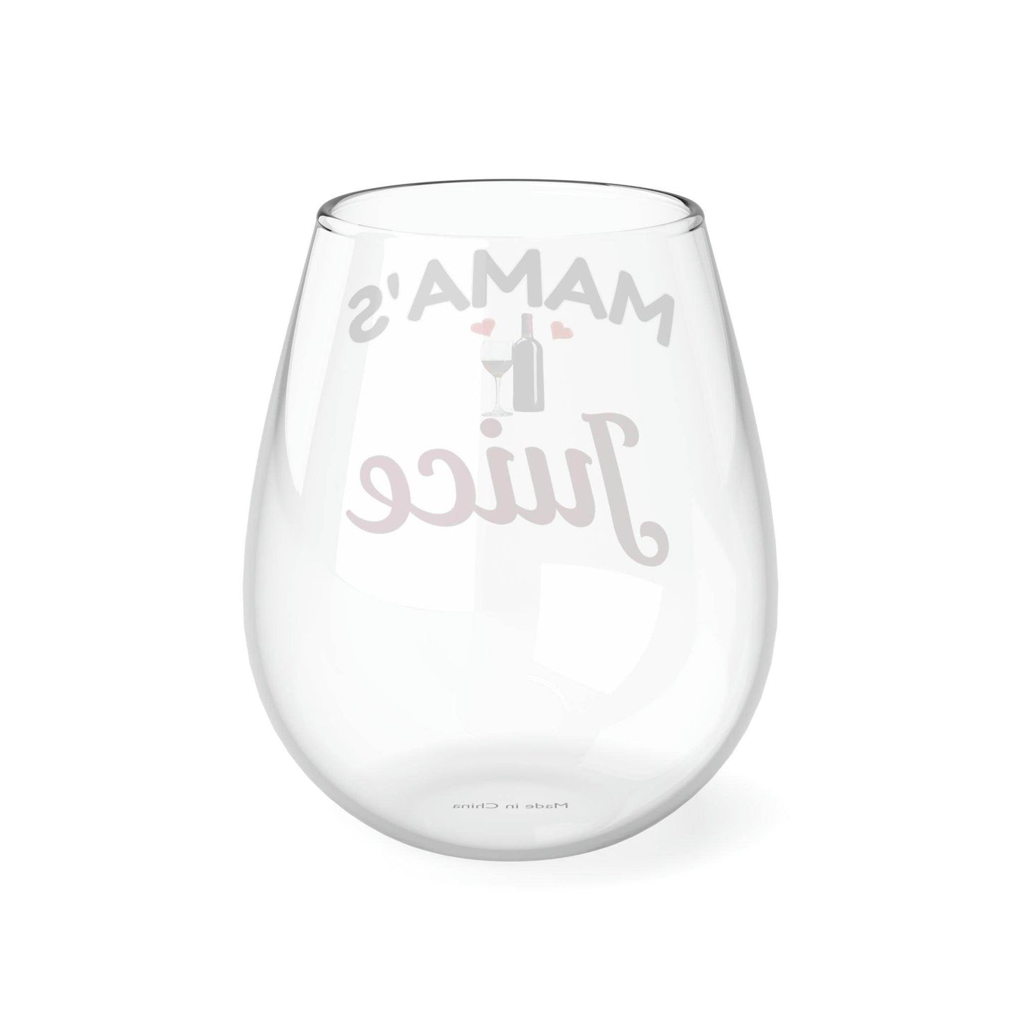 Mom wine glass Mama's Juice Wine Glass - Mother's Day Wine glass Gift for Mom - Giftsmojo