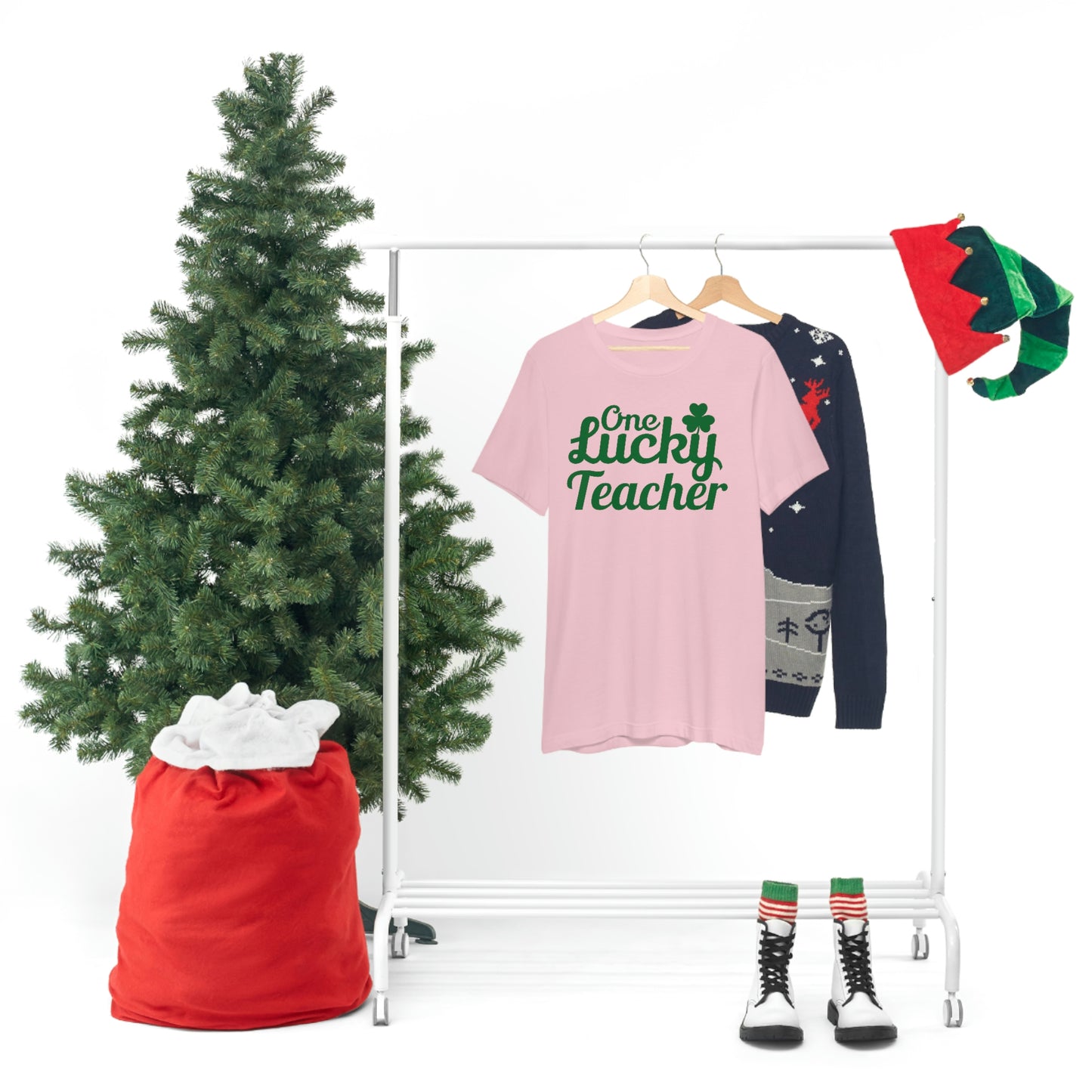 One Lucky Teacher Shirt feeling Lucky St Patrick's Day shirt - Funny St Paddy's day Funny Shirt
