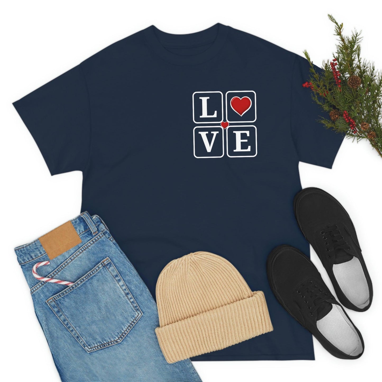 Love square Hearts T-shirt