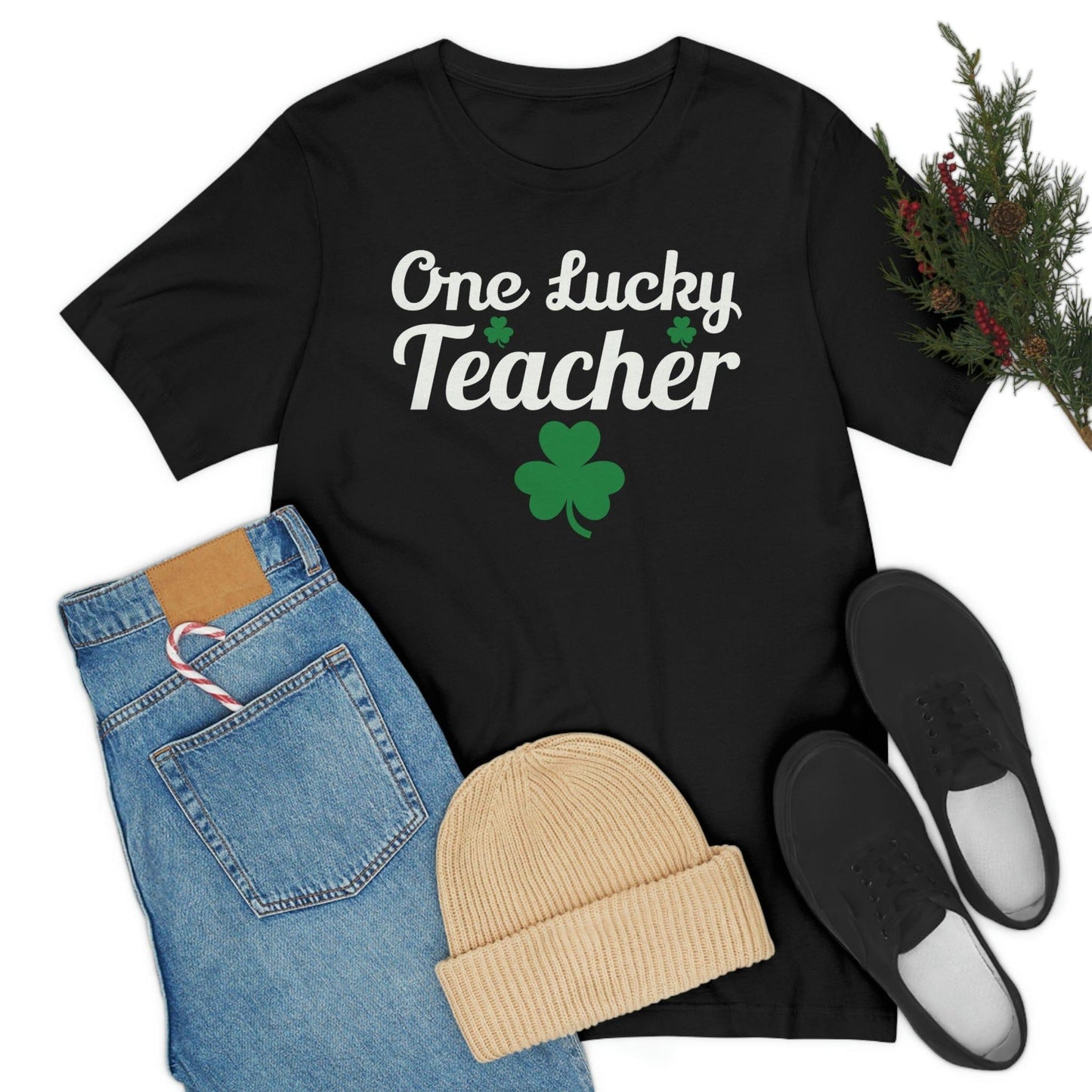 Feeling Lucky Shirt One Lucky Teacher Shirt St Patrick's Day shirt - Funny St Paddy's day Funny Shirt Shamrock shirt shenanigans shirt
