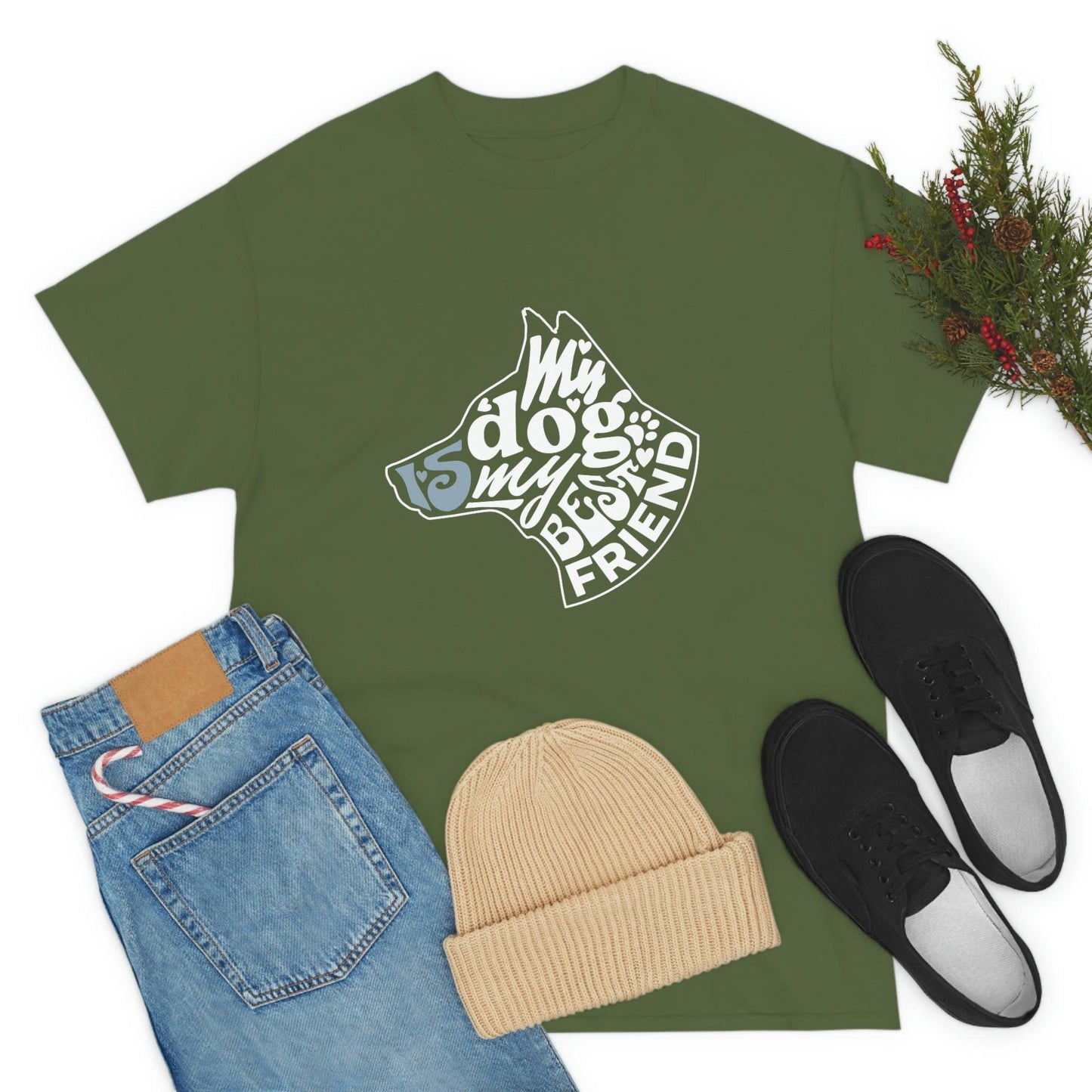 My Dog is My Best Friend Tee - Giftsmojo