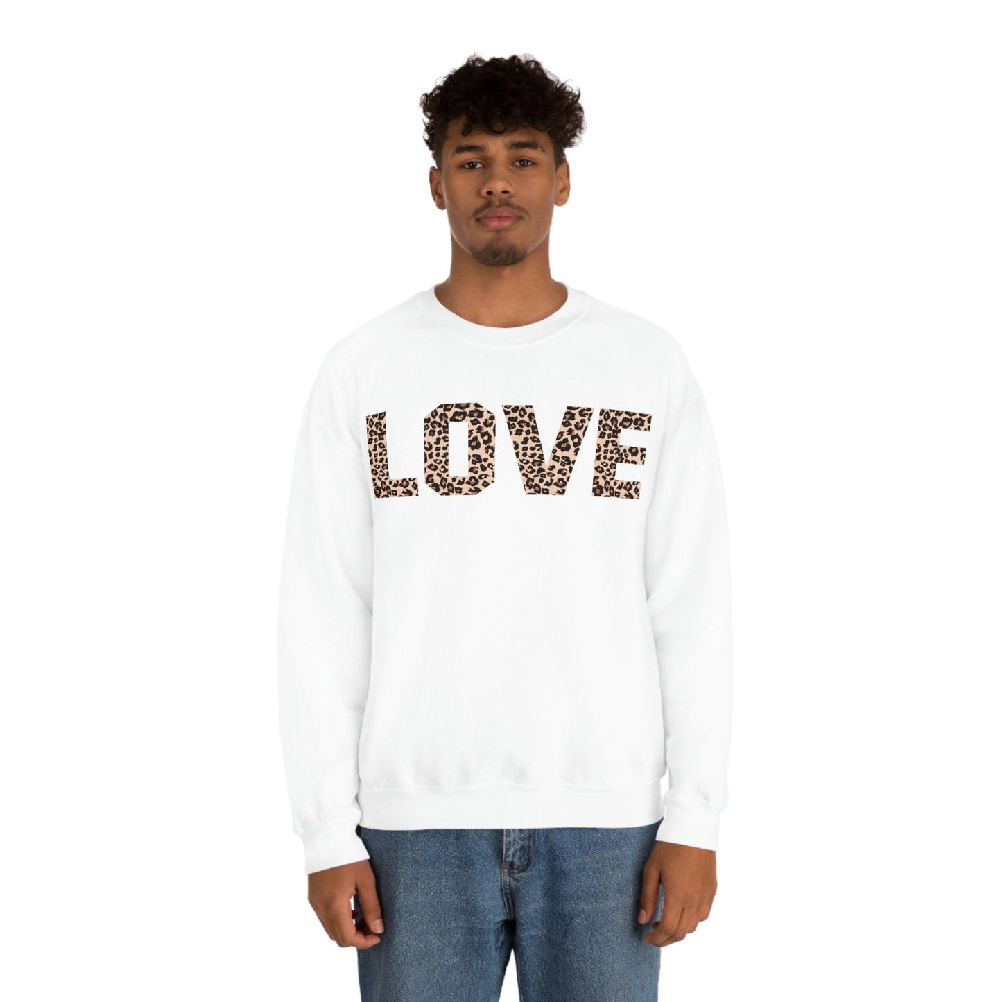 Leopard print love Sweatshirt