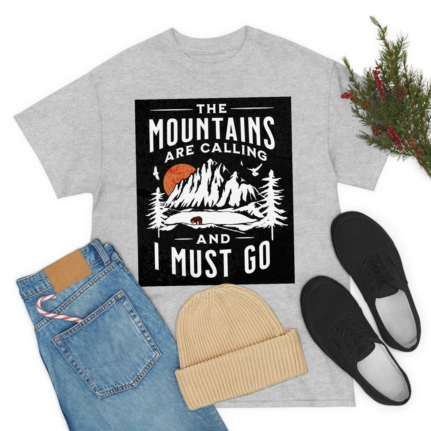 The Mountains are calling Tee - Giftsmojo