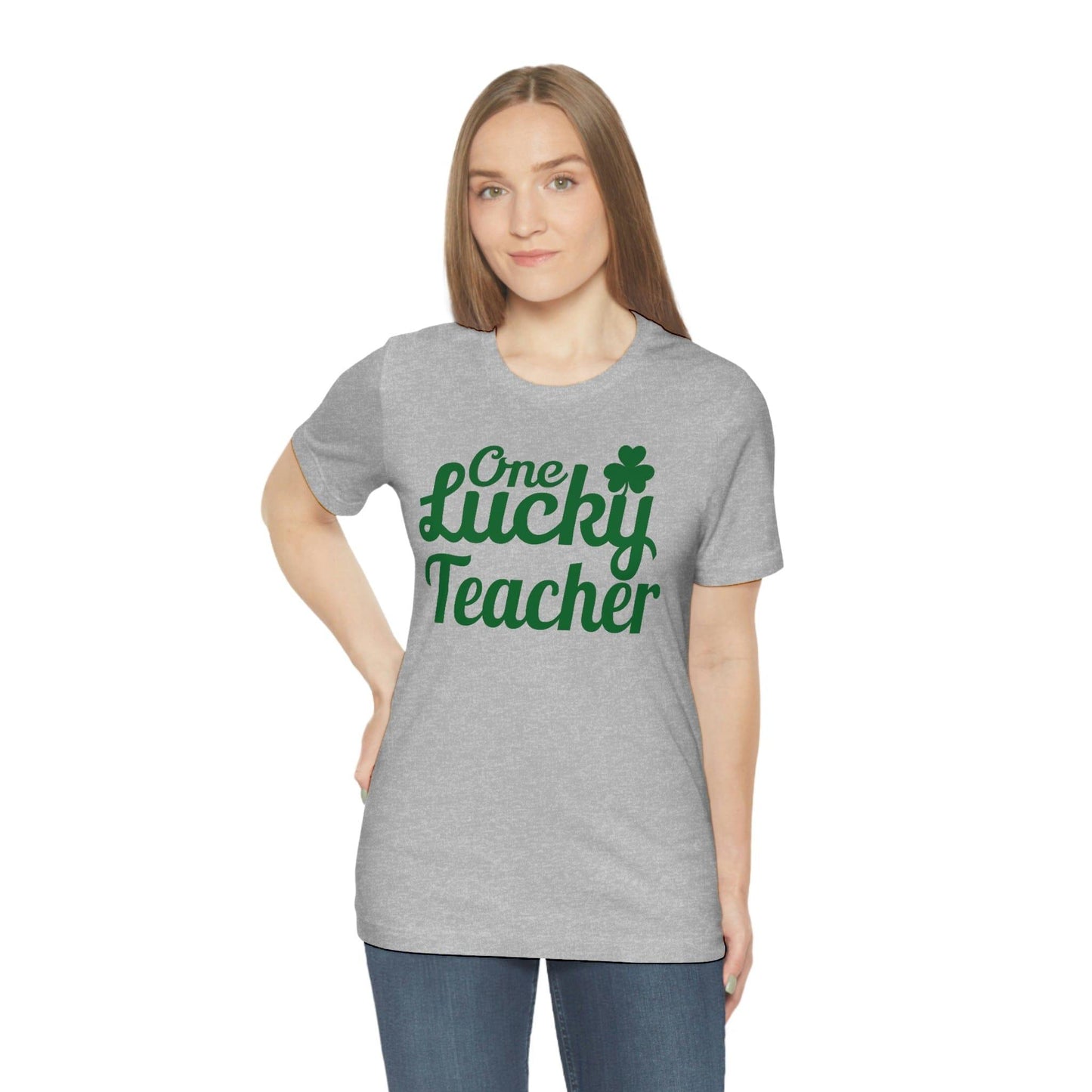One Lucky Teacher Shirt feeling Lucky St Patrick's Day shirt - Funny St Paddy's day Funny Shirt - Giftsmojo