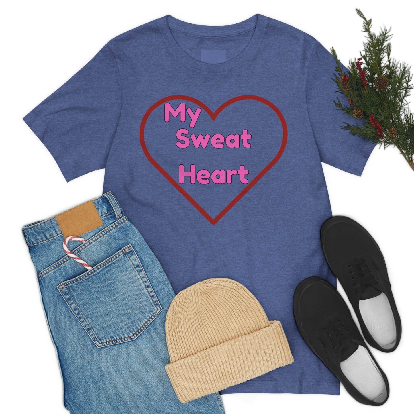 My Sweat Heart - Love shirt - Gift for wife - Gift for Husband - Gift for Girlfriend and Boyfriend - Giftsmojo