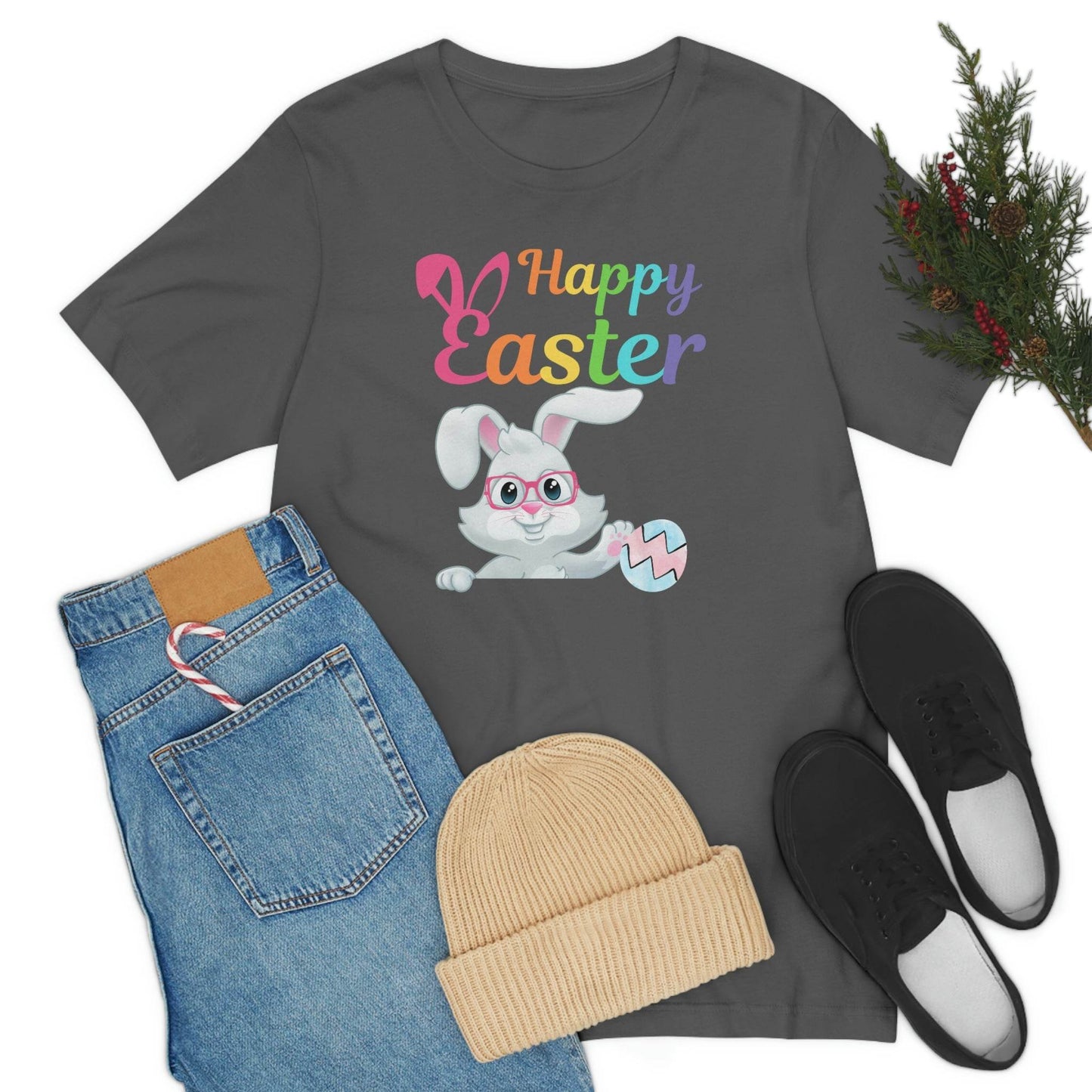 Happy Easter Bunny Tshirt Easter Gift women Easter Shirt Men Easter shirt Easter egg - Giftsmojo