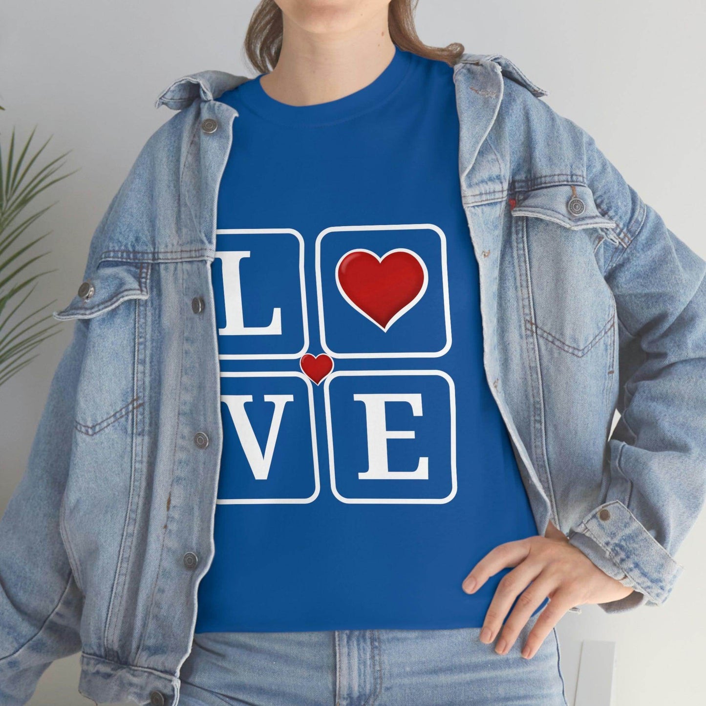Love square Hearts Shirt, Great Gift for Valentine's day, birthday, engagement, anniversary and many more - Giftsmojo