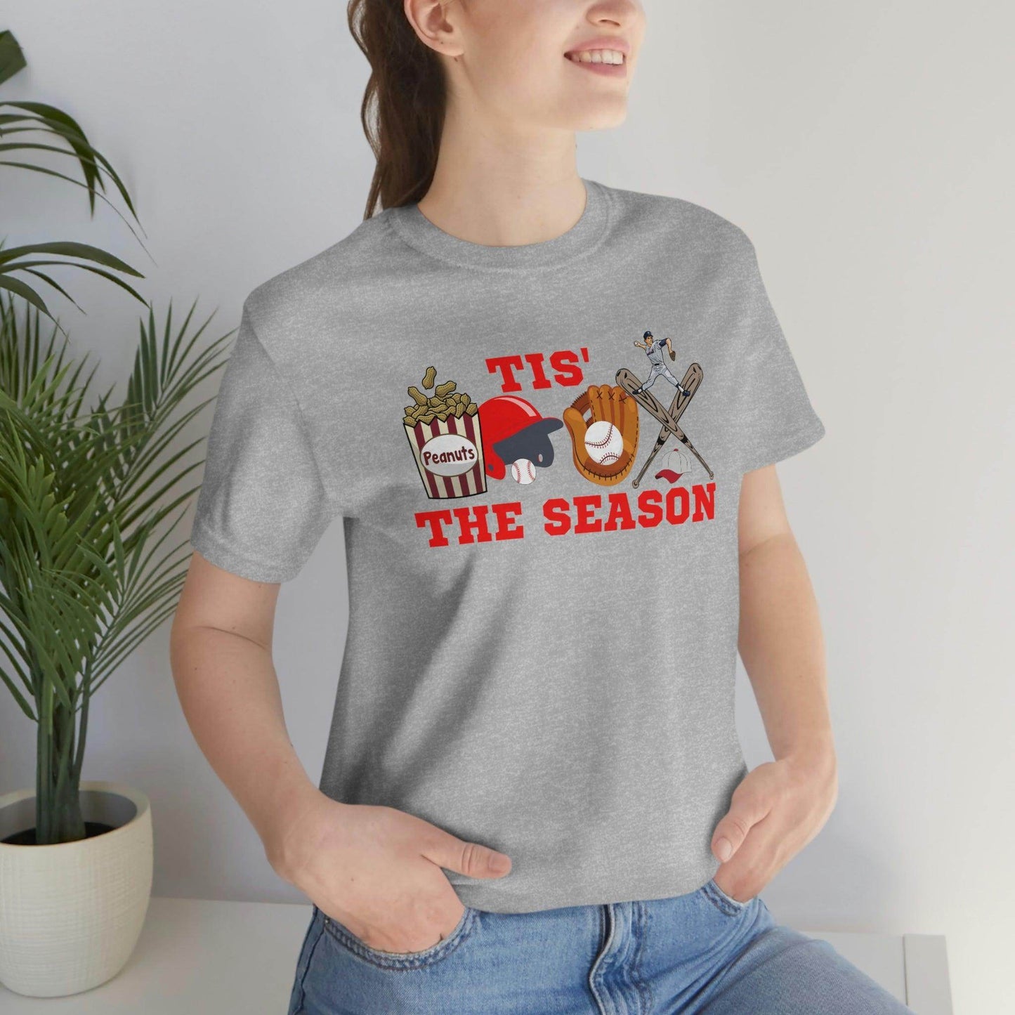 Tis the season Baseball shirt baseball tee baseball tshirt - sport shirt Baseball Mom shirt, Baseball Mama shirt, gift for him gameday shirt - Giftsmojo