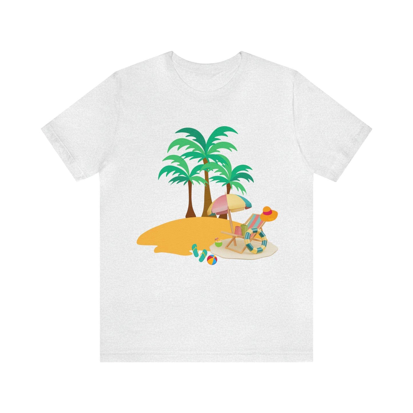 Beach shirt, Beach t-shirt, Summer shirt, Beachwear, Beach fashion, Tropical print, Trendy design, Stylish beach apparel - Giftsmojo