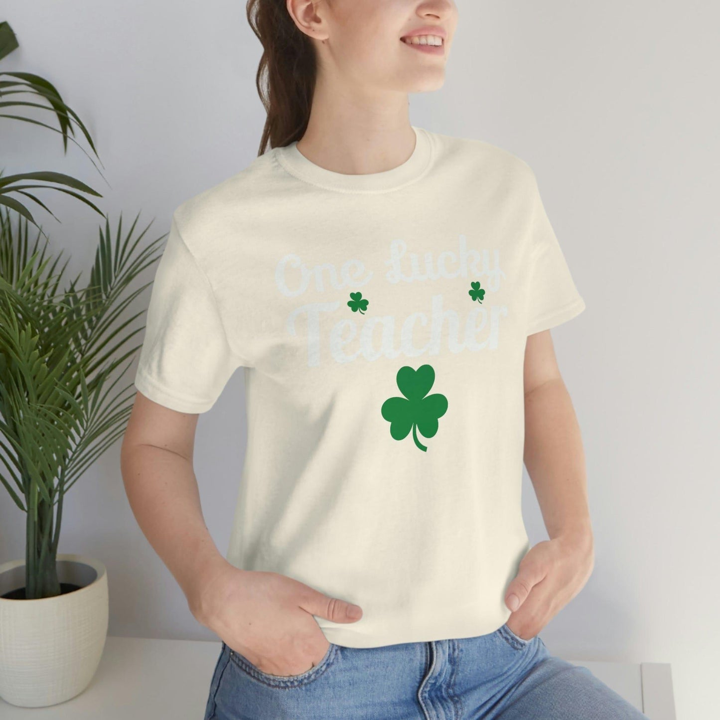 Feeling Lucky Shirt One Lucky Teacher Shirt St Patrick's Day shirt - Funny St Paddy's day Funny Shirt Shamrock shirt shenanigans shirt