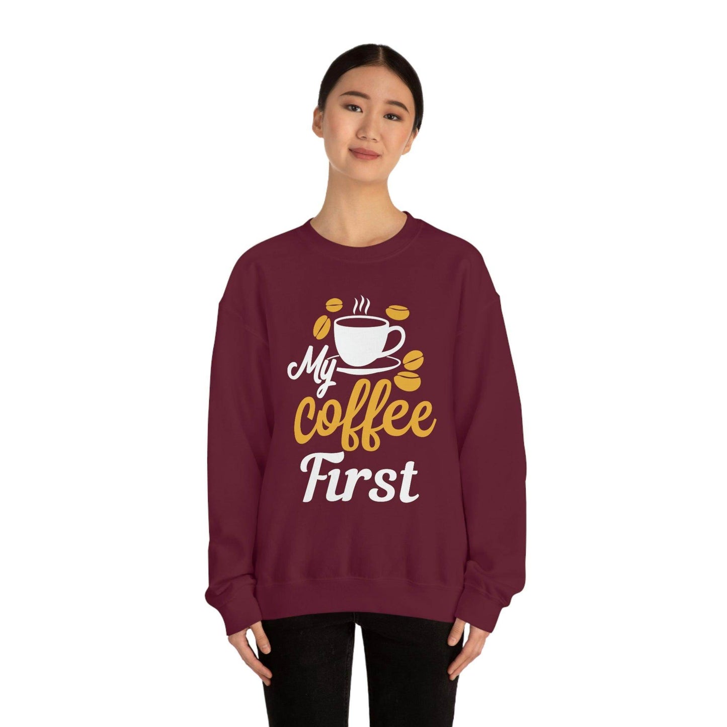 My Coffee First Sweatshirt - Giftsmojo