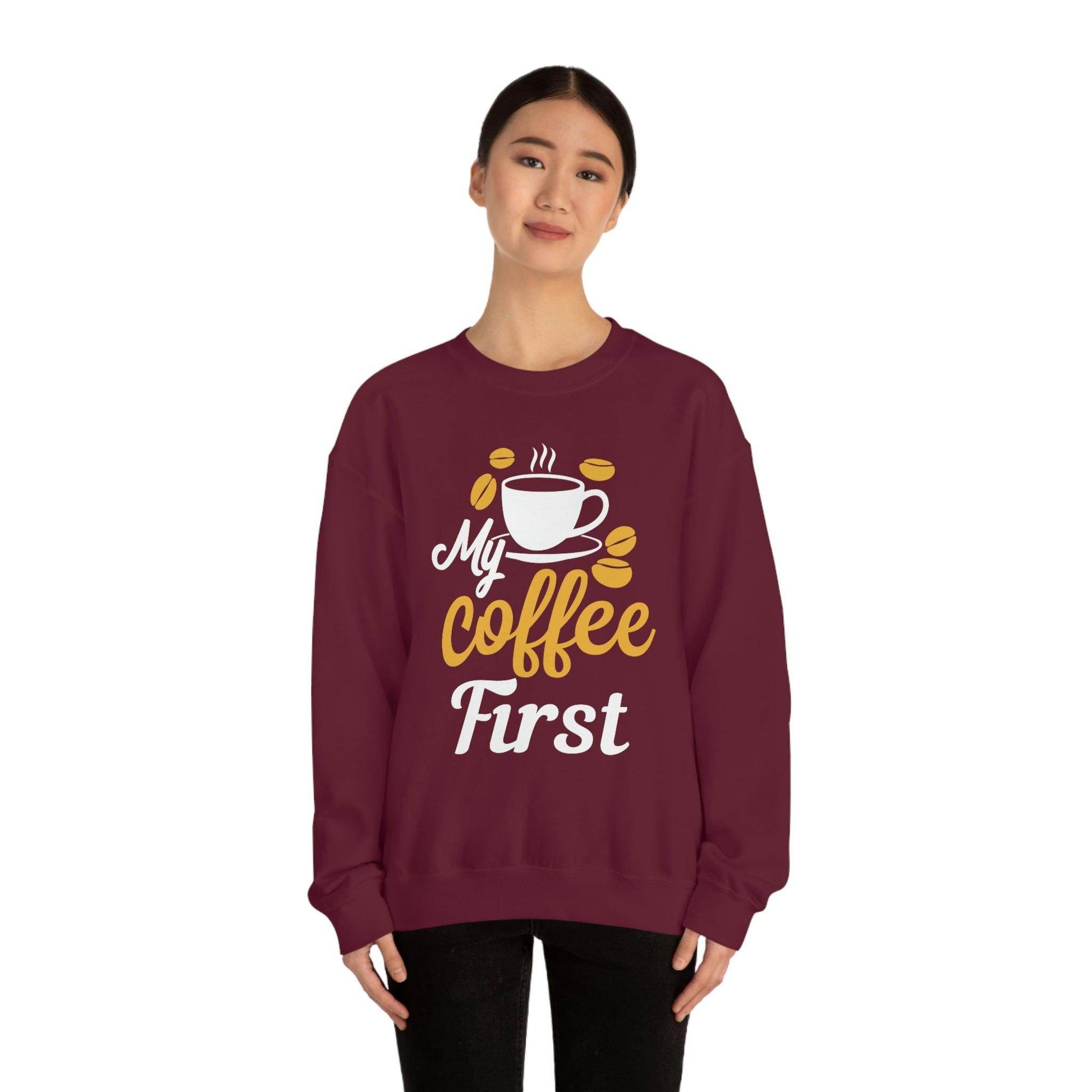 My Coffee First Sweatshirt - Giftsmojo