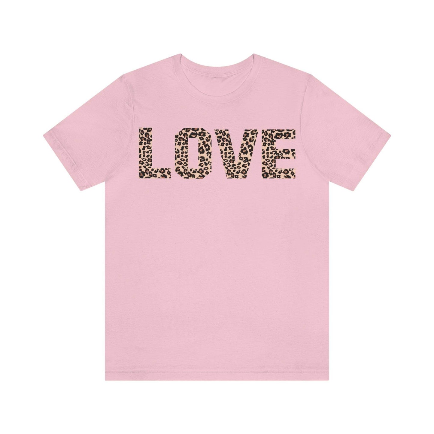 Leopard print love Tee - Giftsmojo