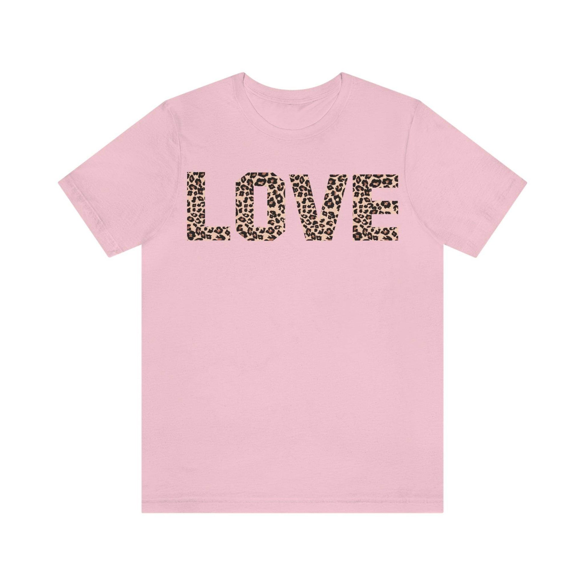 Leopard print love Tee - Giftsmojo