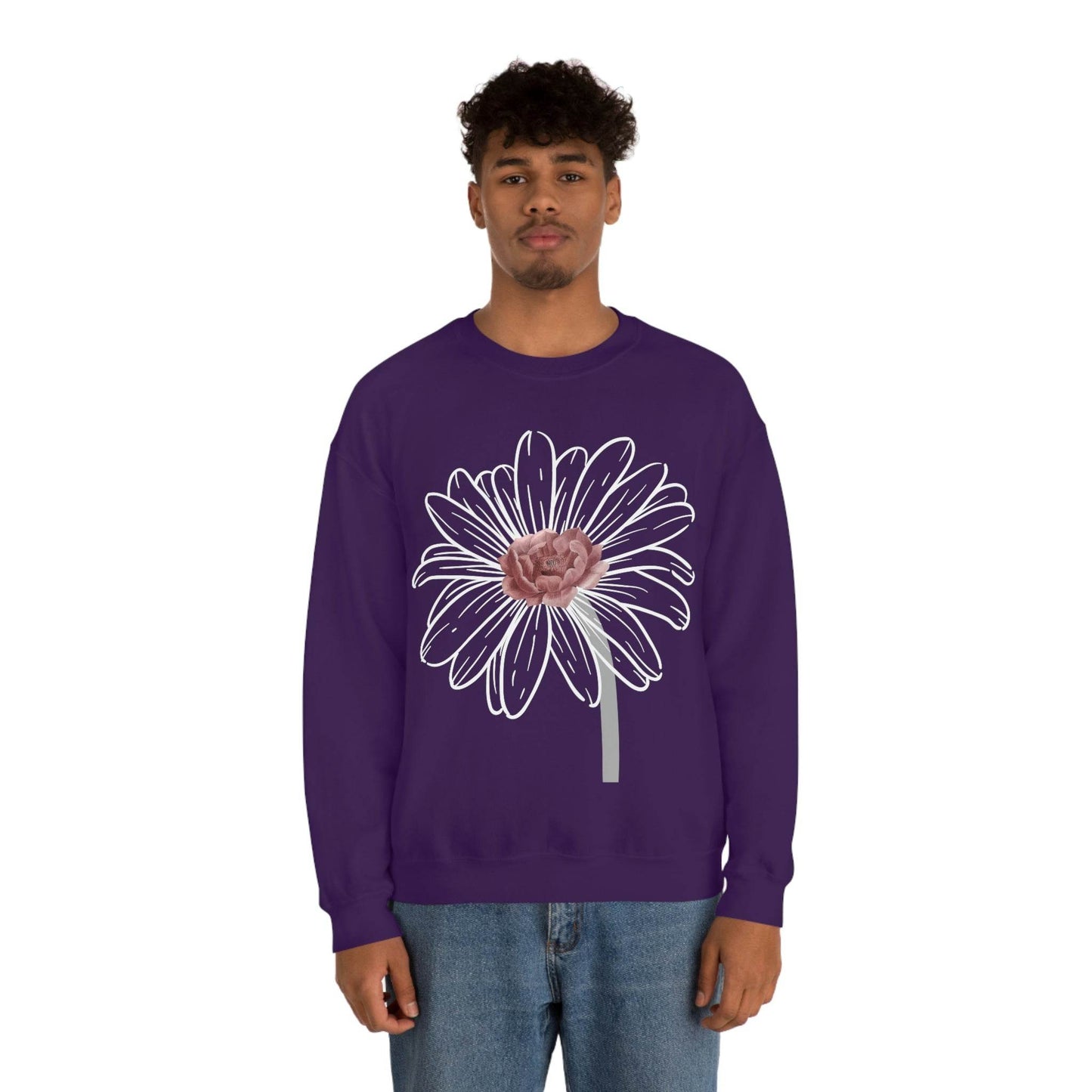 Floral Sweatshirt, Wildflower Sweatshirt, Flower sweatshirt, Wild Flowers - Giftsmojo