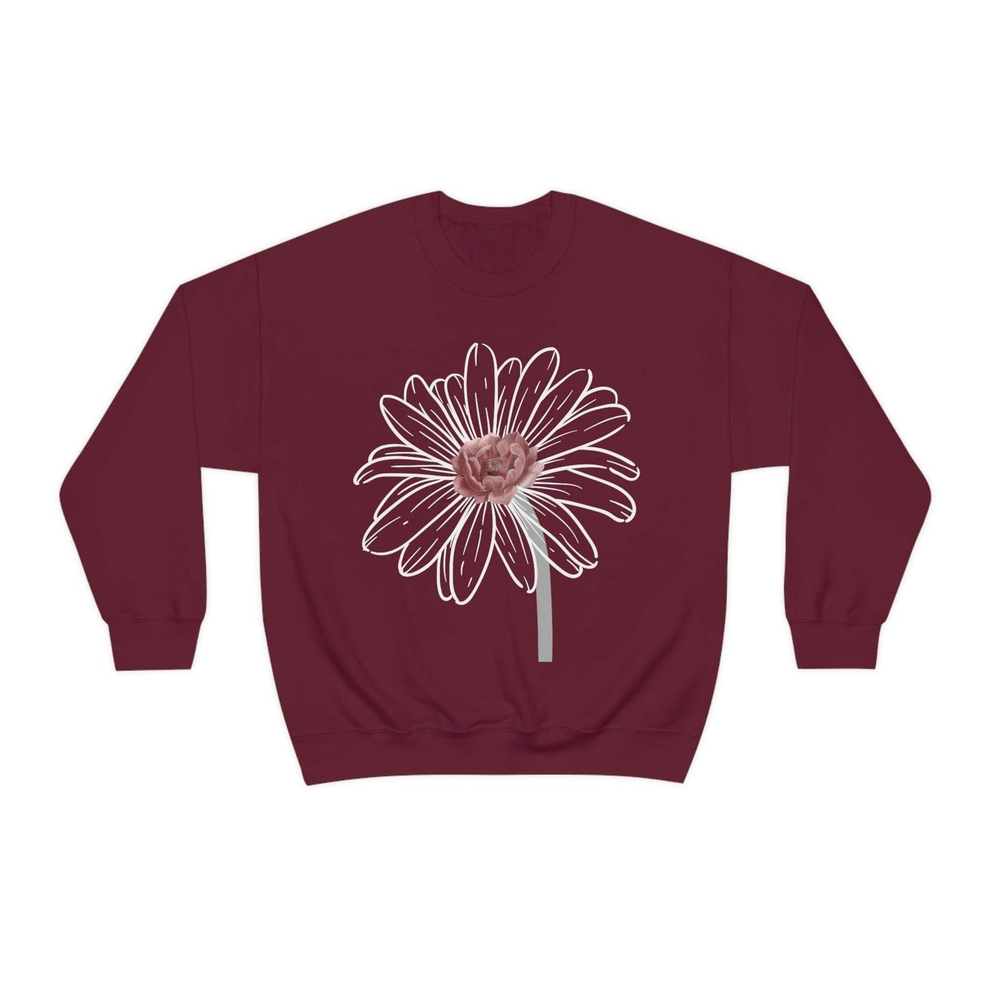 Floral Sweatshirt, Wildflower Sweatshirt, Flower sweatshirt, Wild Flowers - Giftsmojo