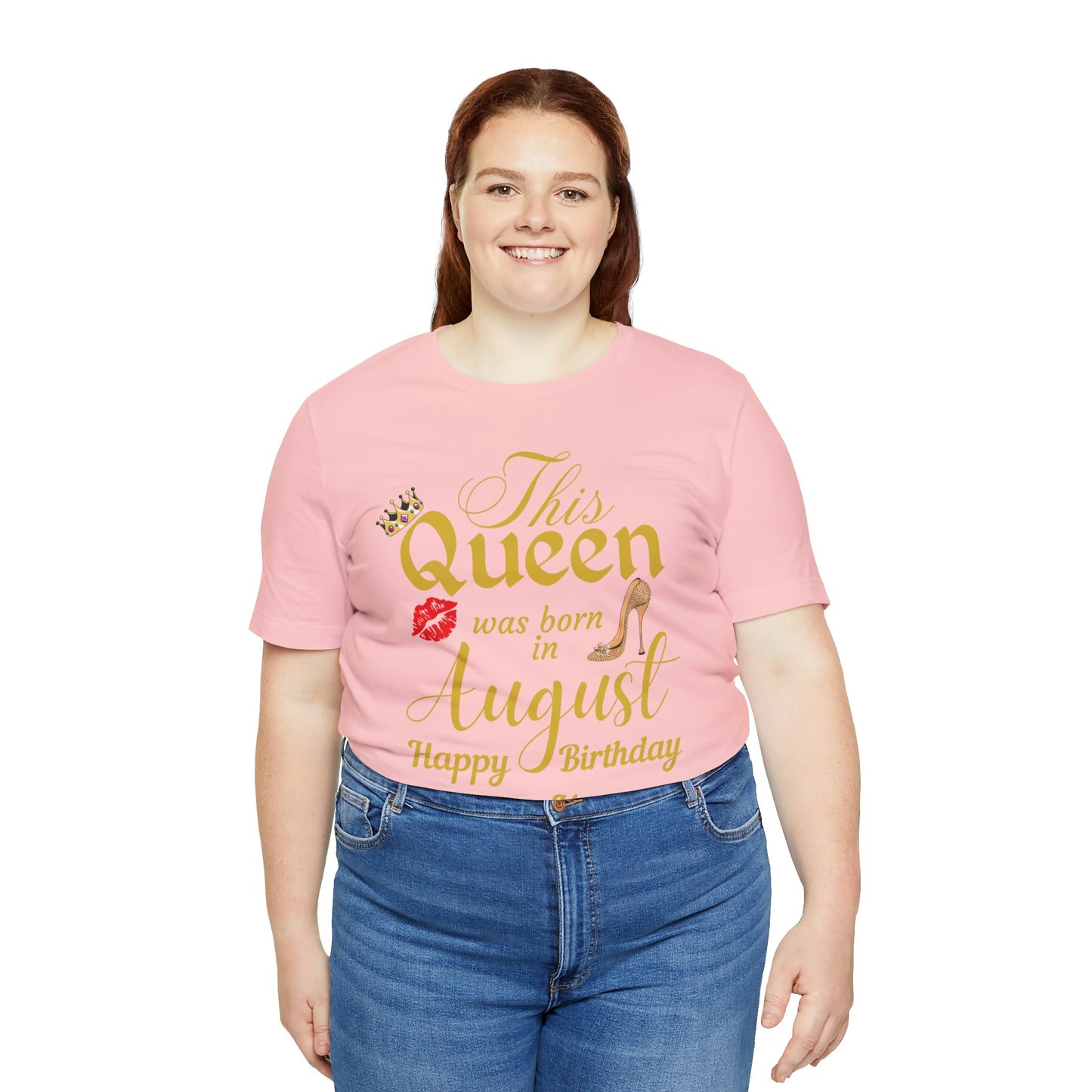 Birthday Queen Shirt, Gift for birthday, This Queen was born in August shirt, Funny Queen shirt, funny Birthday shirt, birthday gift