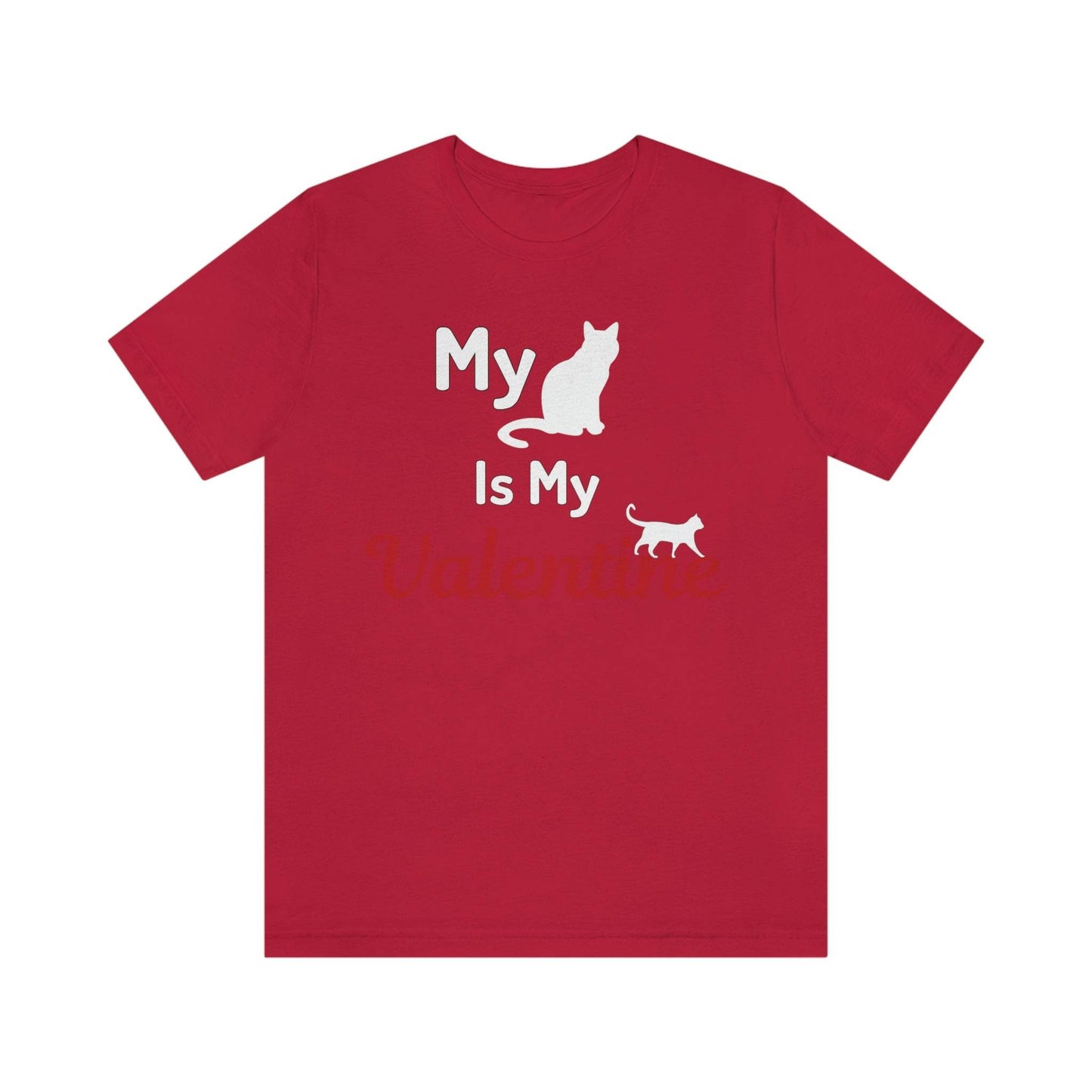 My Cat is My Valentine, Pet lover Valentine shirt - Cute cat lover shirt - gift for cat lovers - Giftsmojo