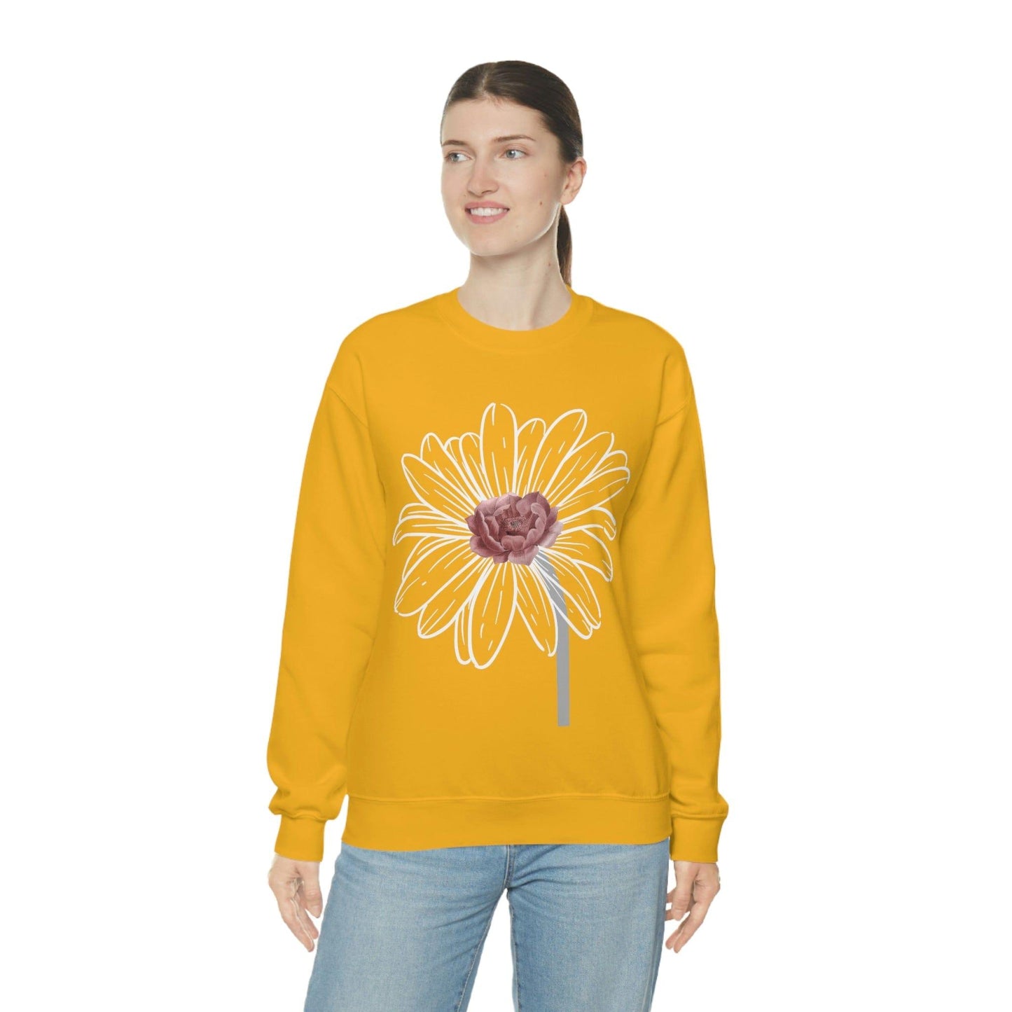 Floral Sweatshirt, Wildflower Sweatshirt, Flower sweatshirt, Wild Flowers