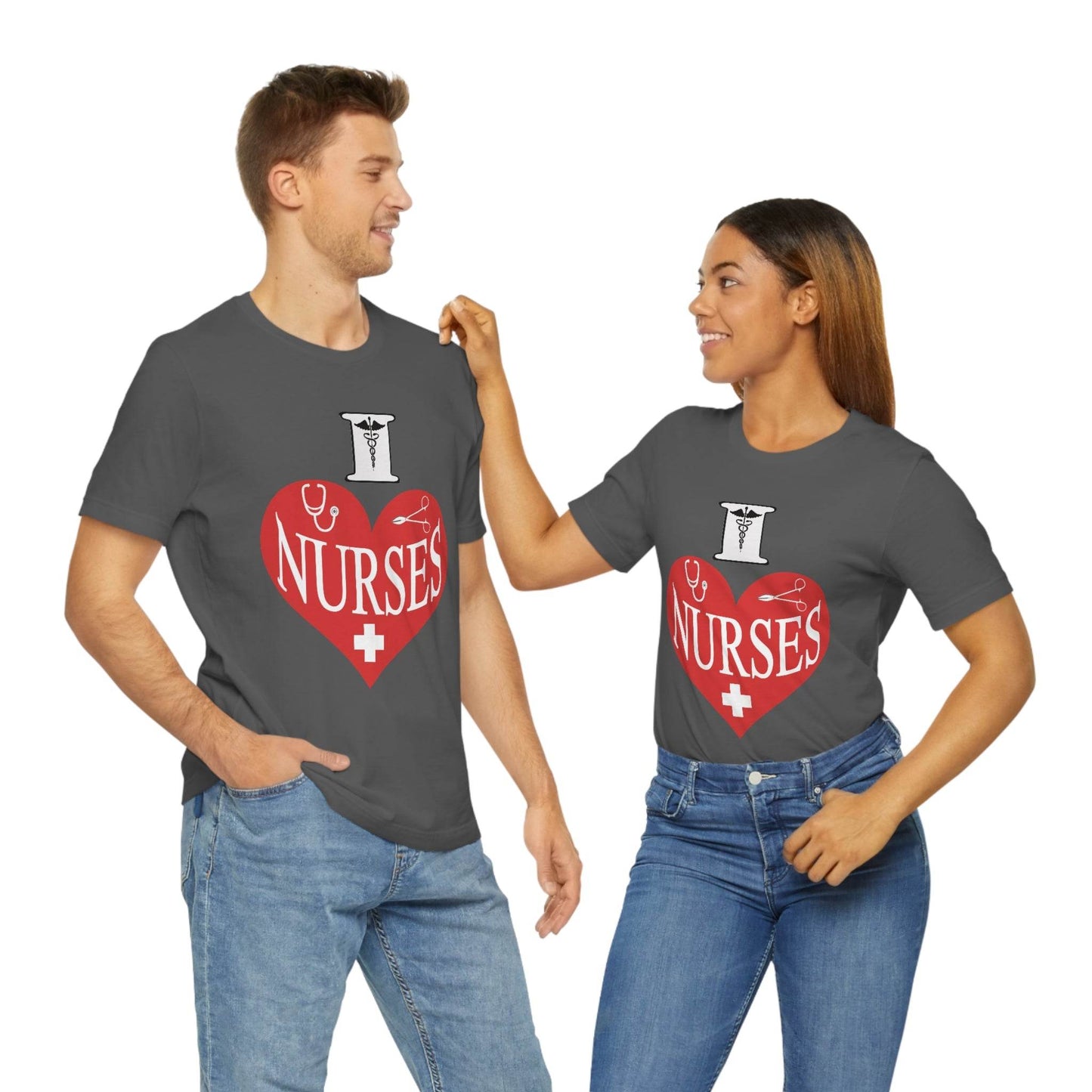 I love Nurses Tee - Giftsmojo