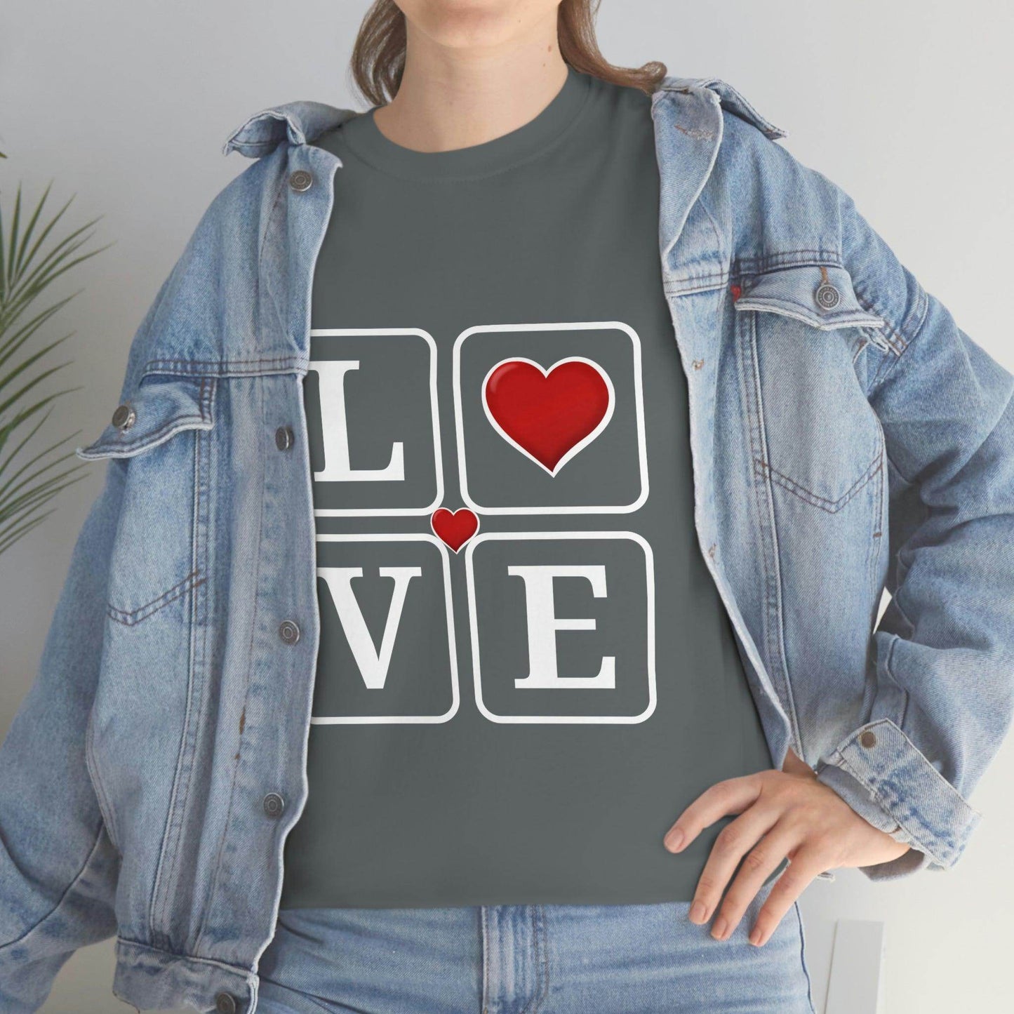 Love square Hearts Shirt, Great Gift for Valentine's day, birthday, engagement, anniversary and many more - Giftsmojo