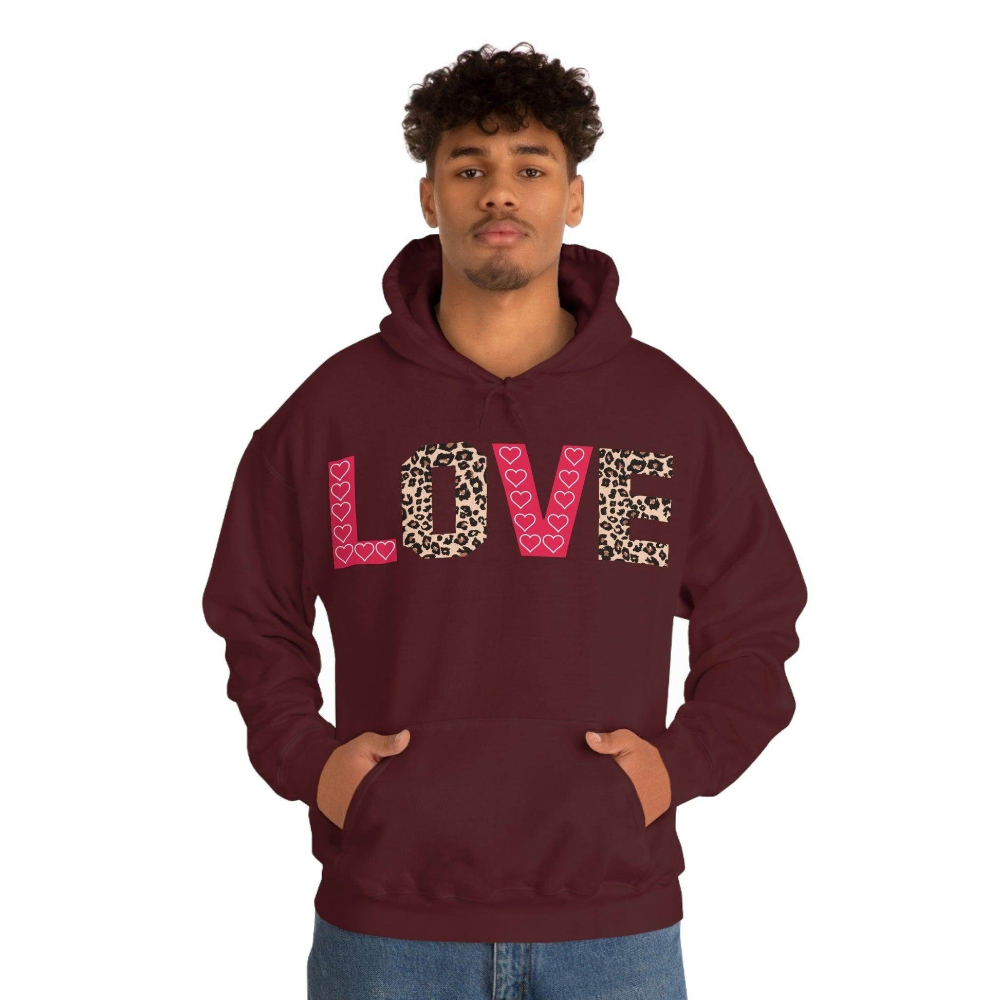 Love Hooded Sweatshirt - Giftsmojo
