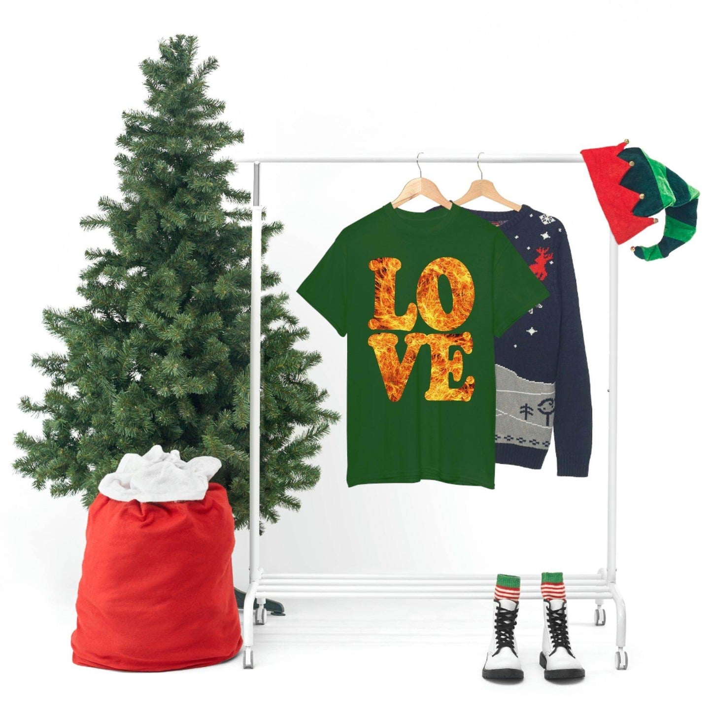 love fire big Tee - Giftsmojo
