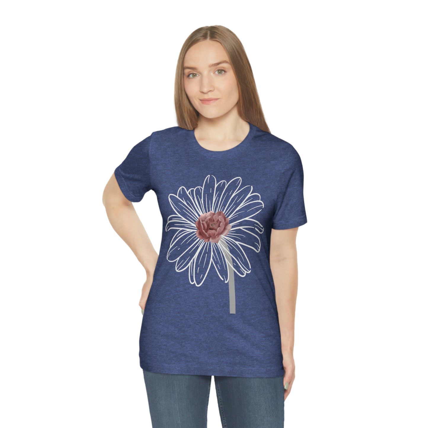 Flower Tshirt, Vintage Flower Shirt, Vintage Botanical Shirt, Vintage T-shirt, Graphic Tshirt, Botanical Print, Wildflower shirt, floral Tee