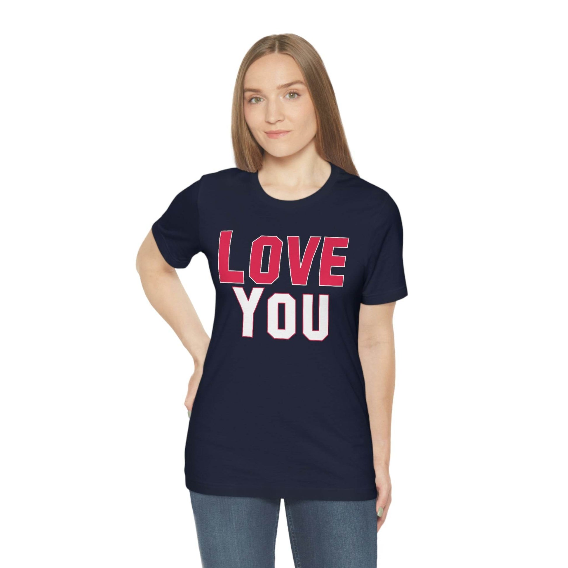Love you T-shirt - Giftsmojo
