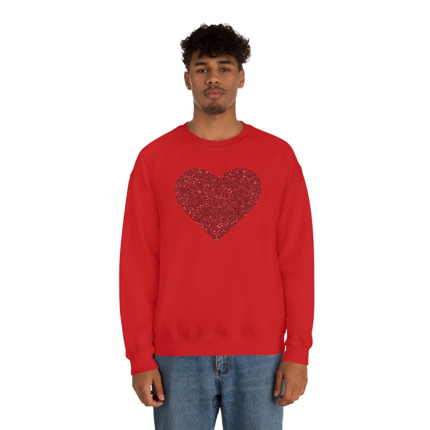 Heart Sweatshirt Love sweatshirt Love Shirt Cute Love Shirt with Heart Valentine sweatshirt - Matching Love shirt Girlfriend gift Boyfriend - Giftsmojo