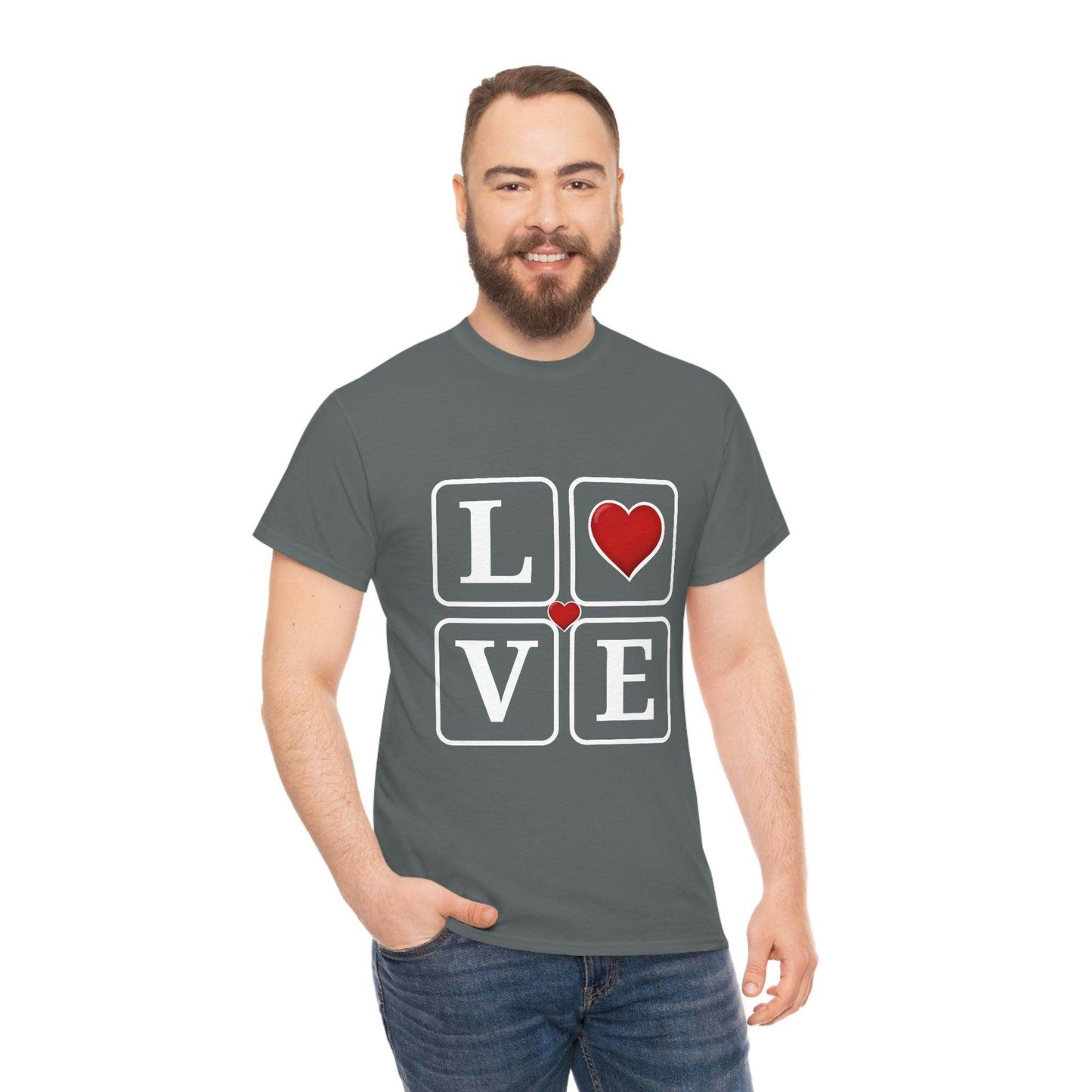Love square Hearts Shirt, Great Gift for Valentine's day, birthday, engagement, anniversary and many more - Giftsmojo