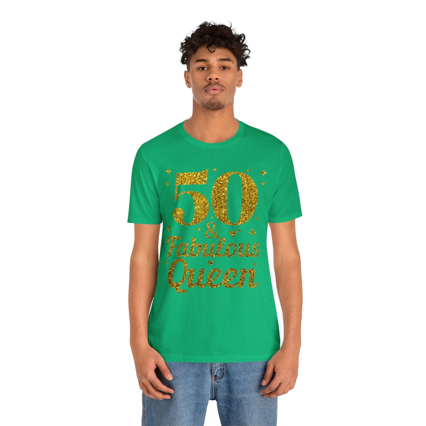 Funny 50th birthday Shirt 50 and Fabulous Queen shirt