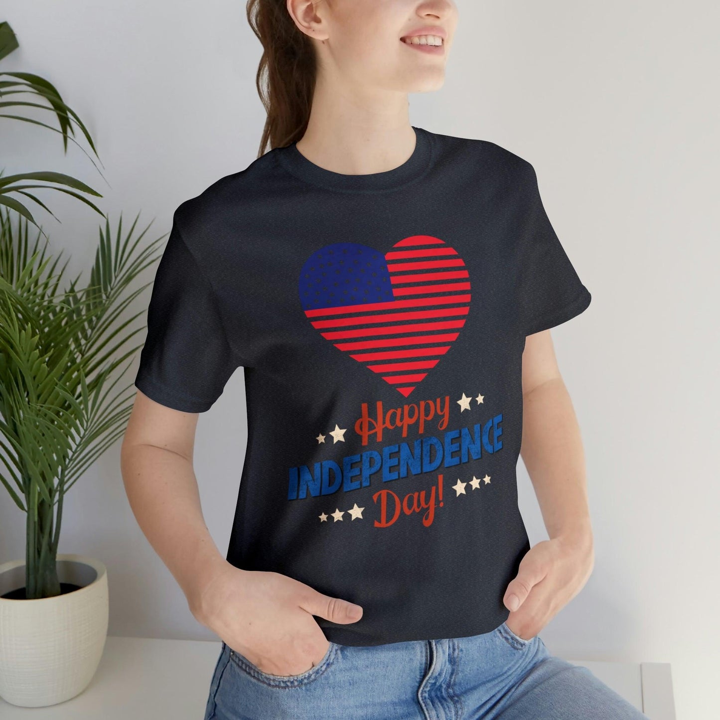 Happy Independence Day shirt, American flag shirt, Red, white, and blue shirt, Patriotic shirt, USA shirt